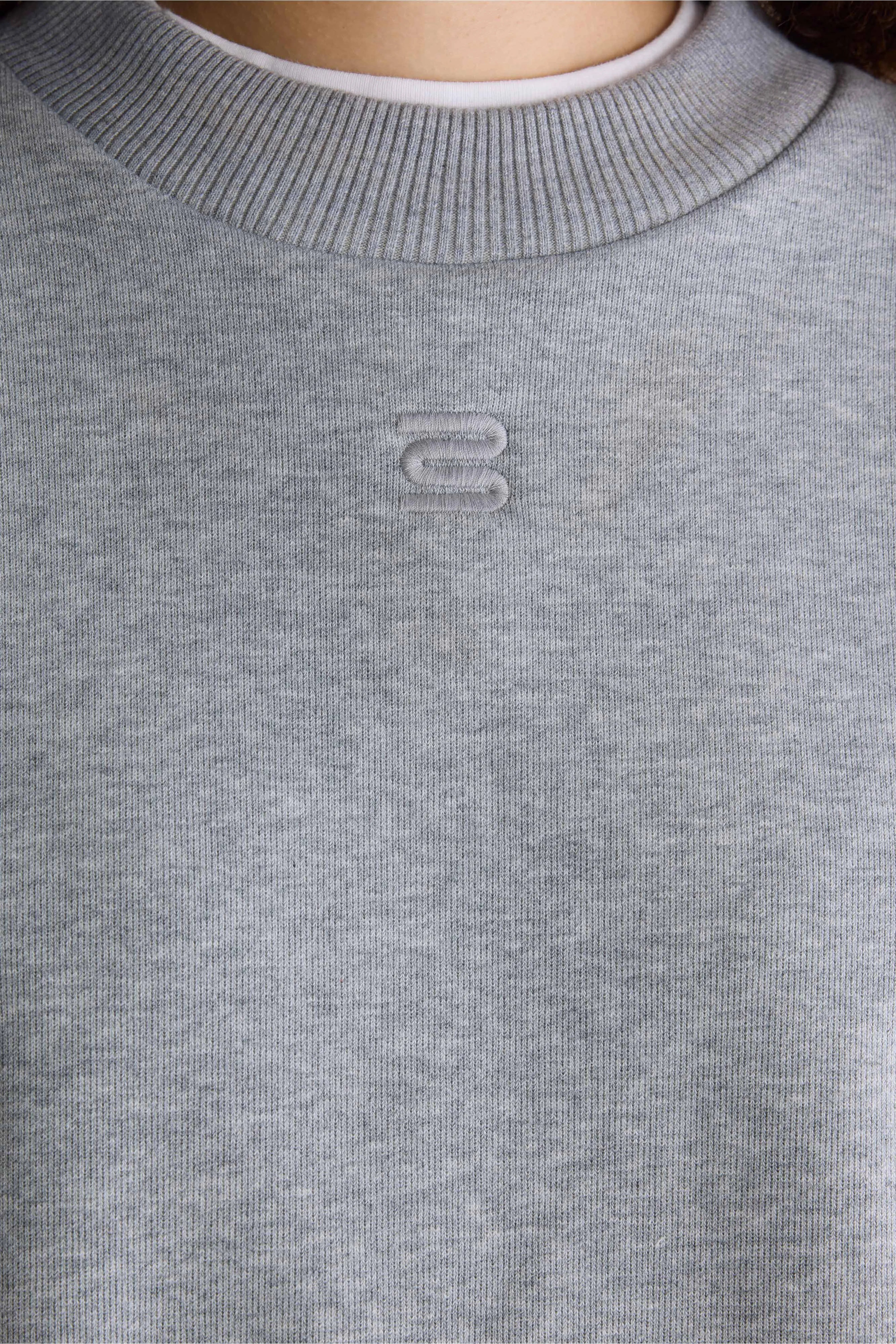 Sweatshirt col rond Temi (262 / W / H. GREY)