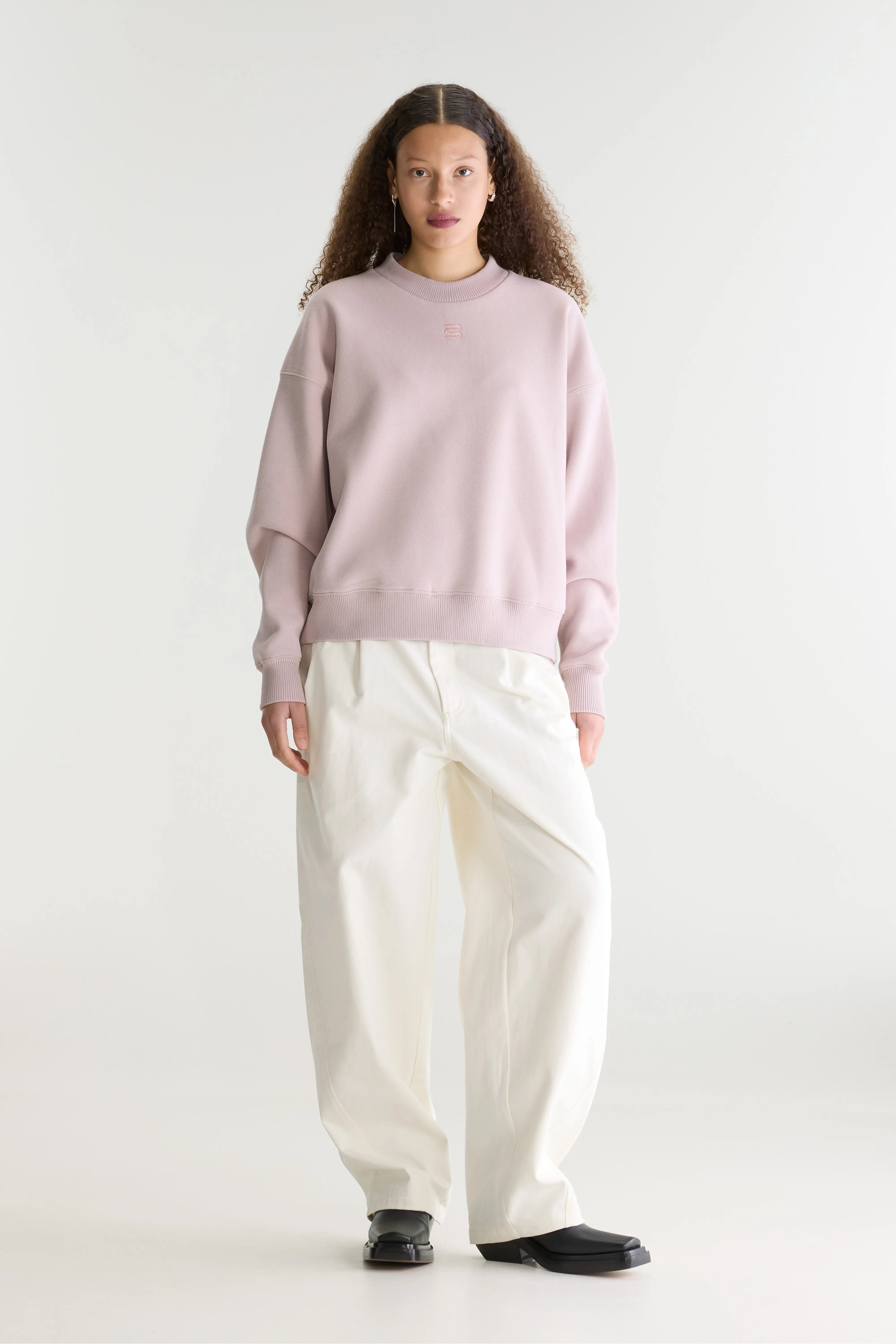 Sweatshirt col rond Temi (262 / W / GLYCINE)