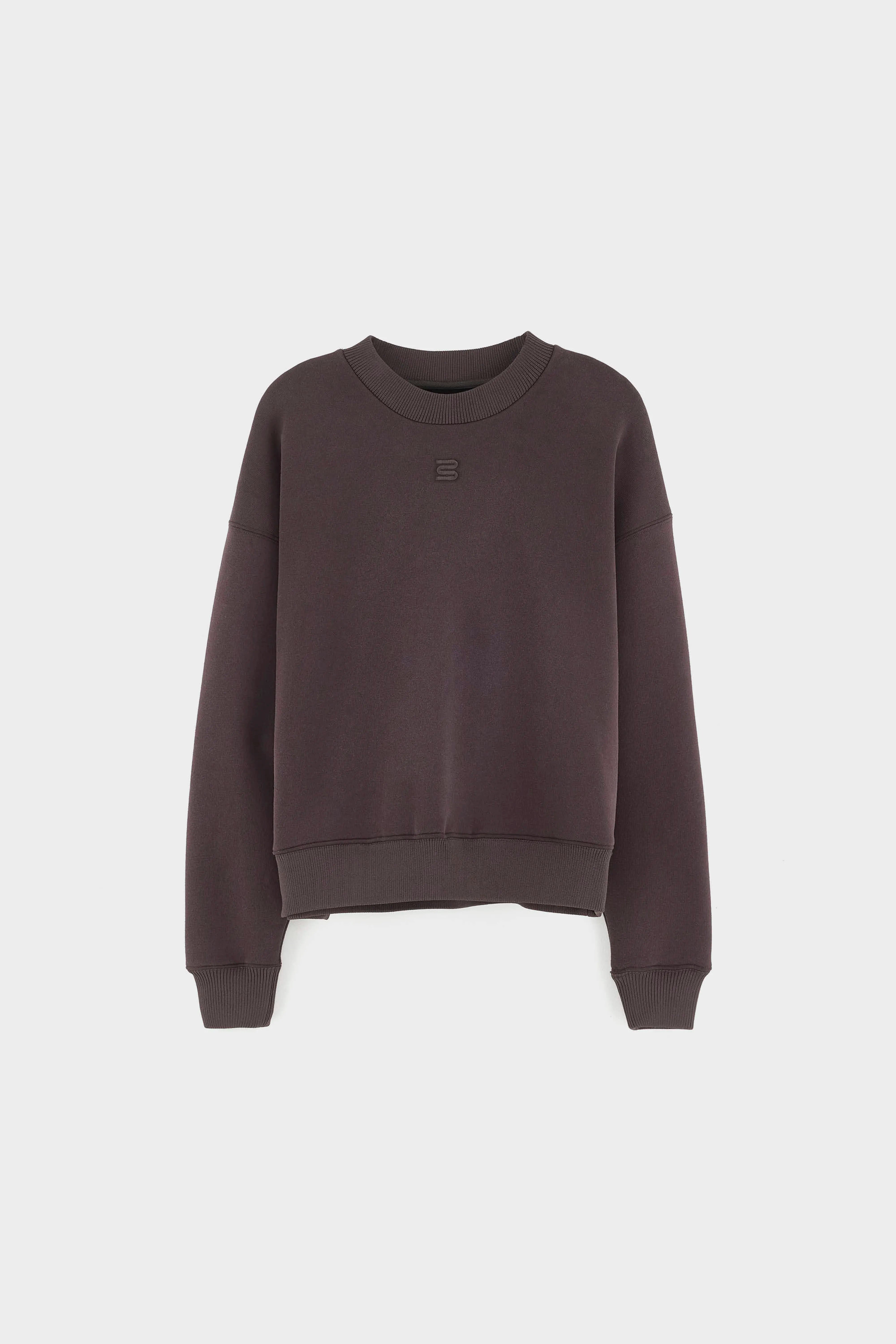 Sweatshirt col rond Temi (262 / W / DARK ROAST)