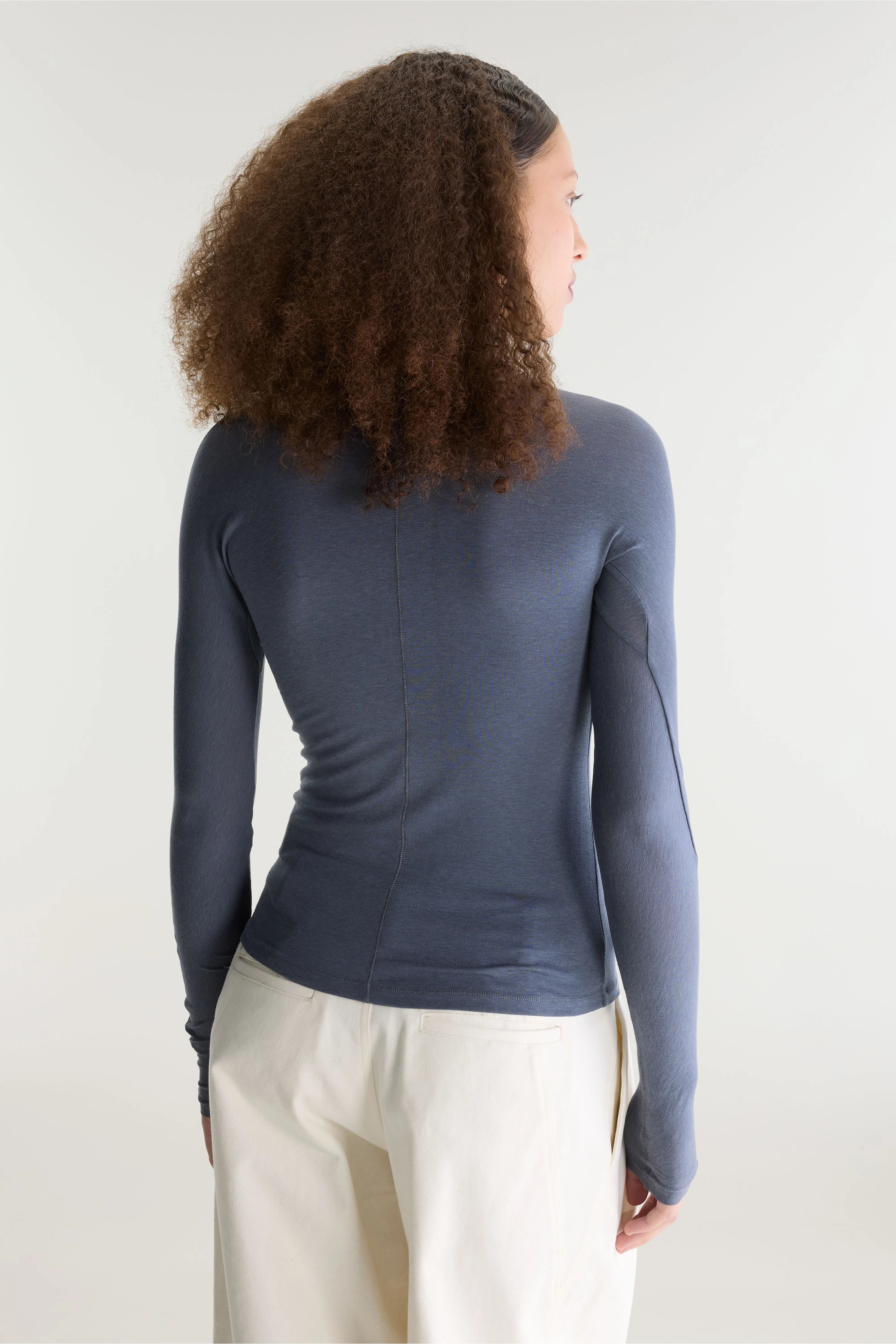 T-shirt col roulé Flawy (262 / W / TEMPETE)