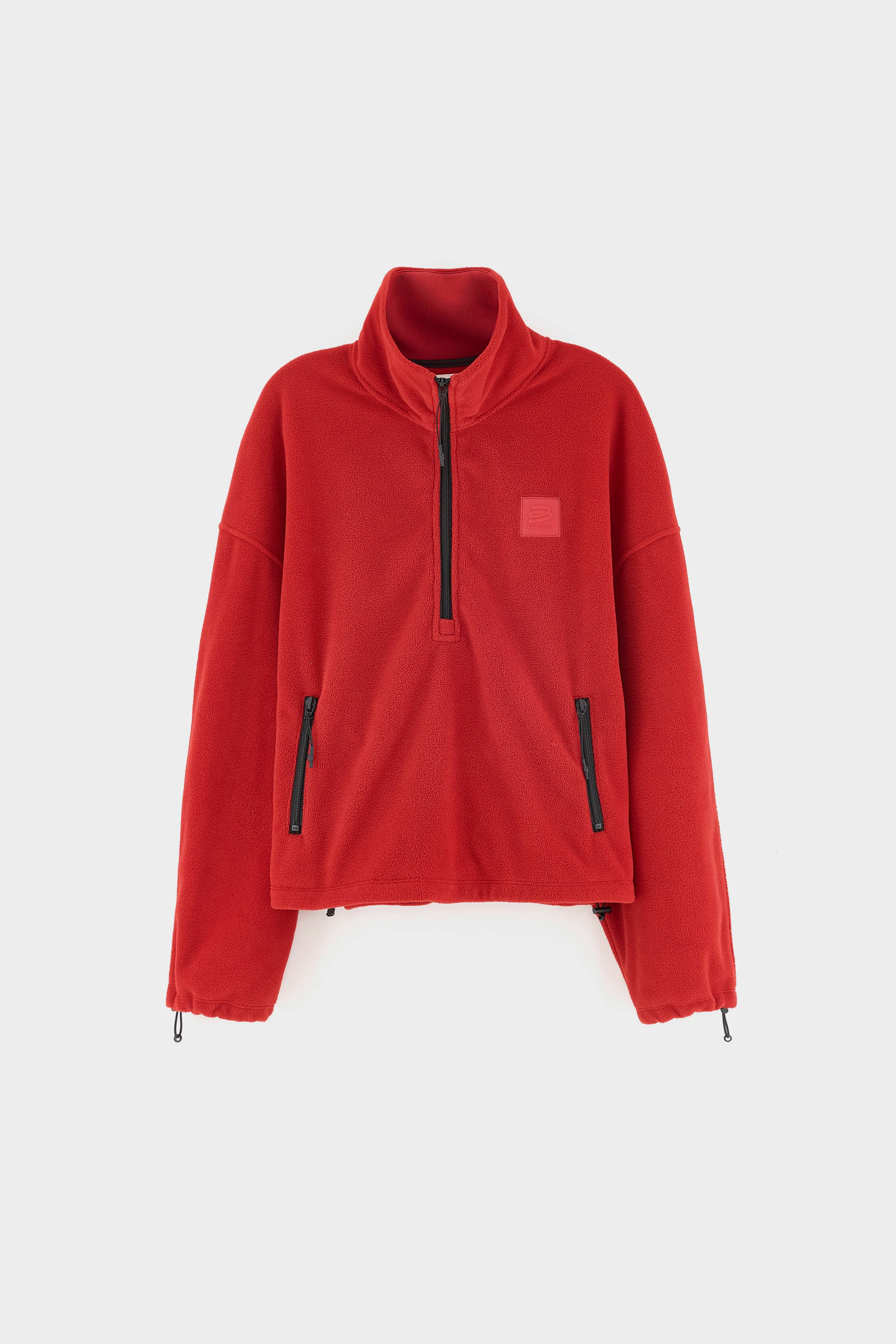 Sweatshirt à demi-zip Josie (262 / W / ECARLATE)