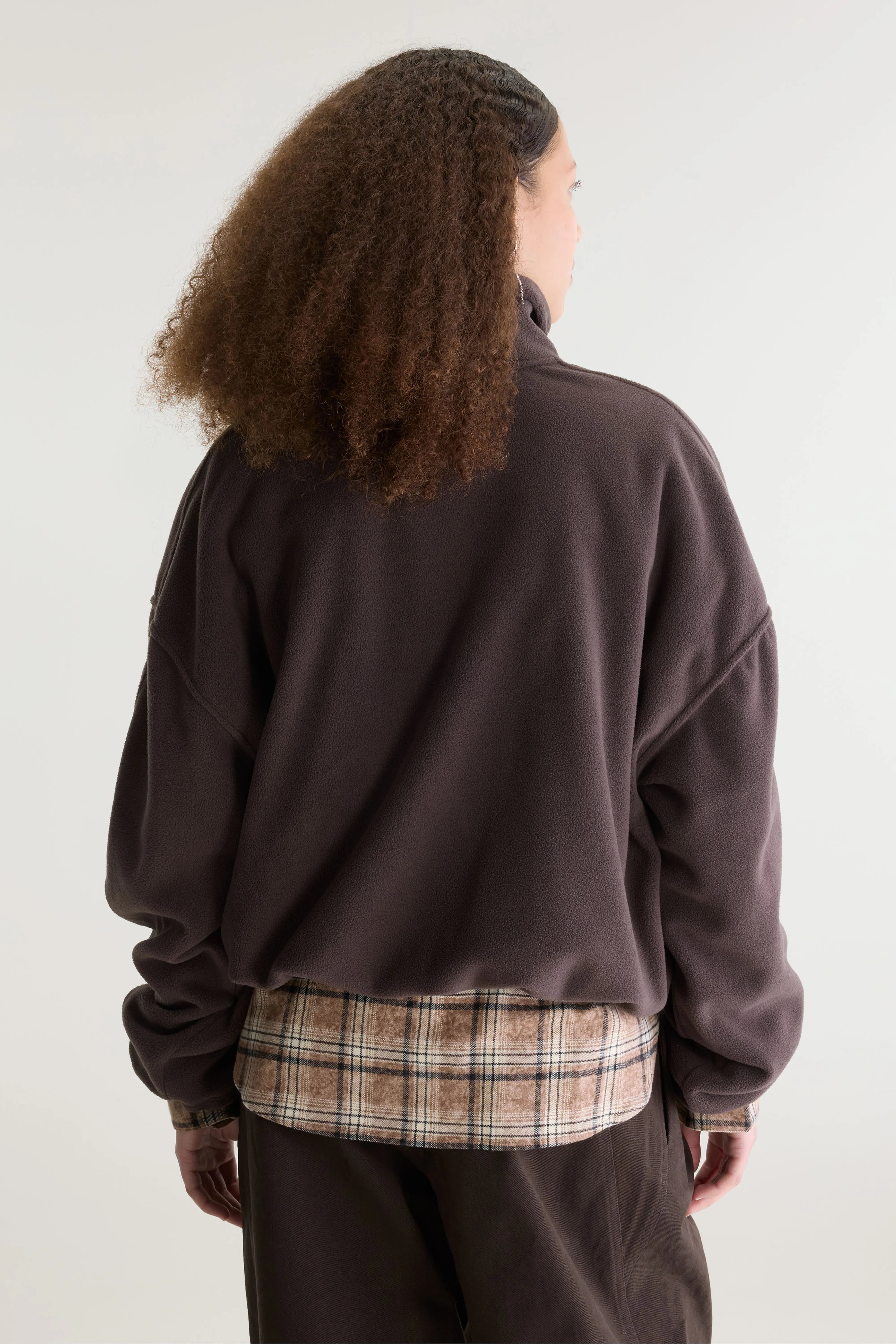 Josie half-zip sweatshirt (262 / W / DARK ROAST)