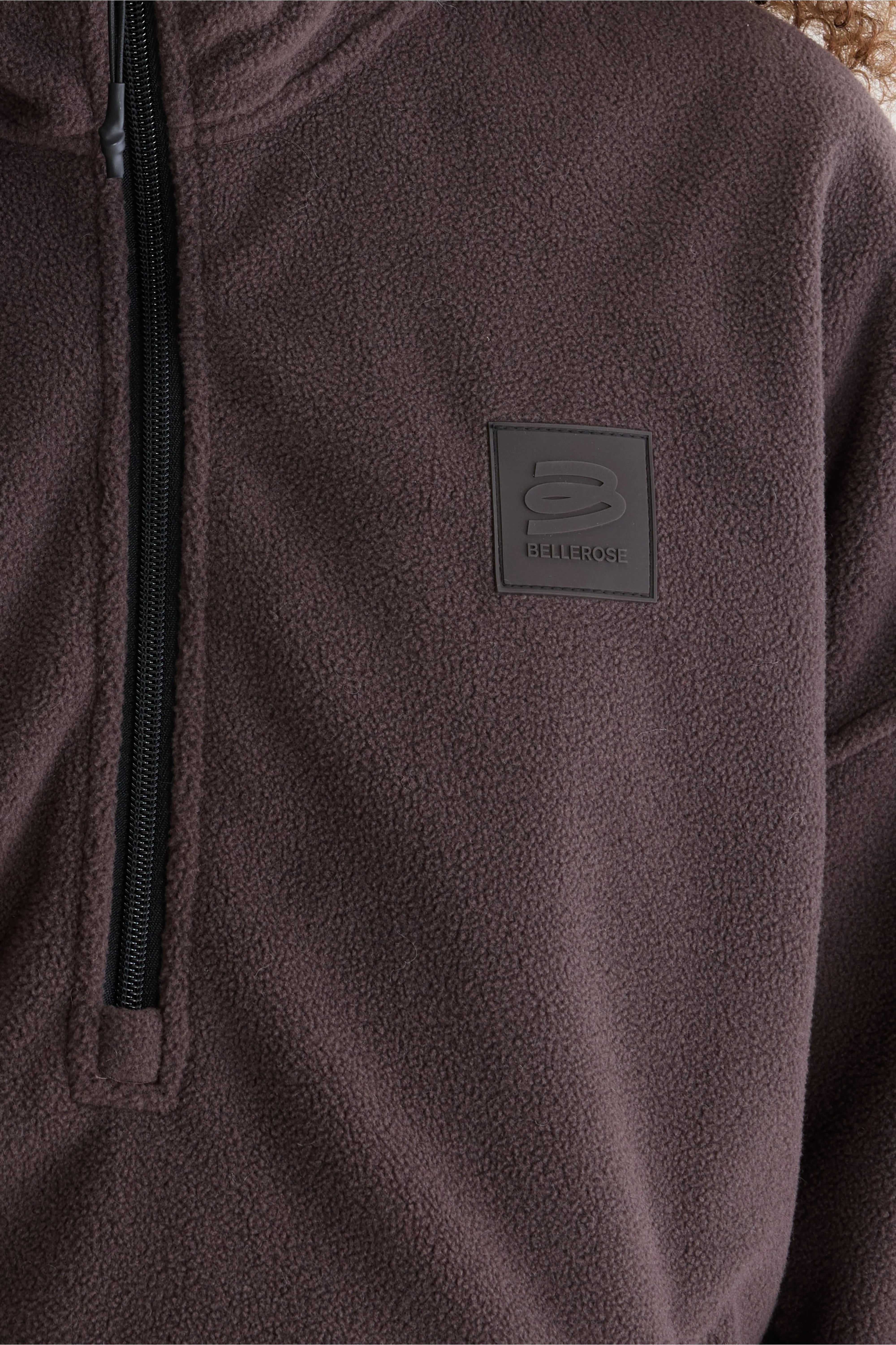 Josie half-zip sweatshirt (262 / W / DARK ROAST)