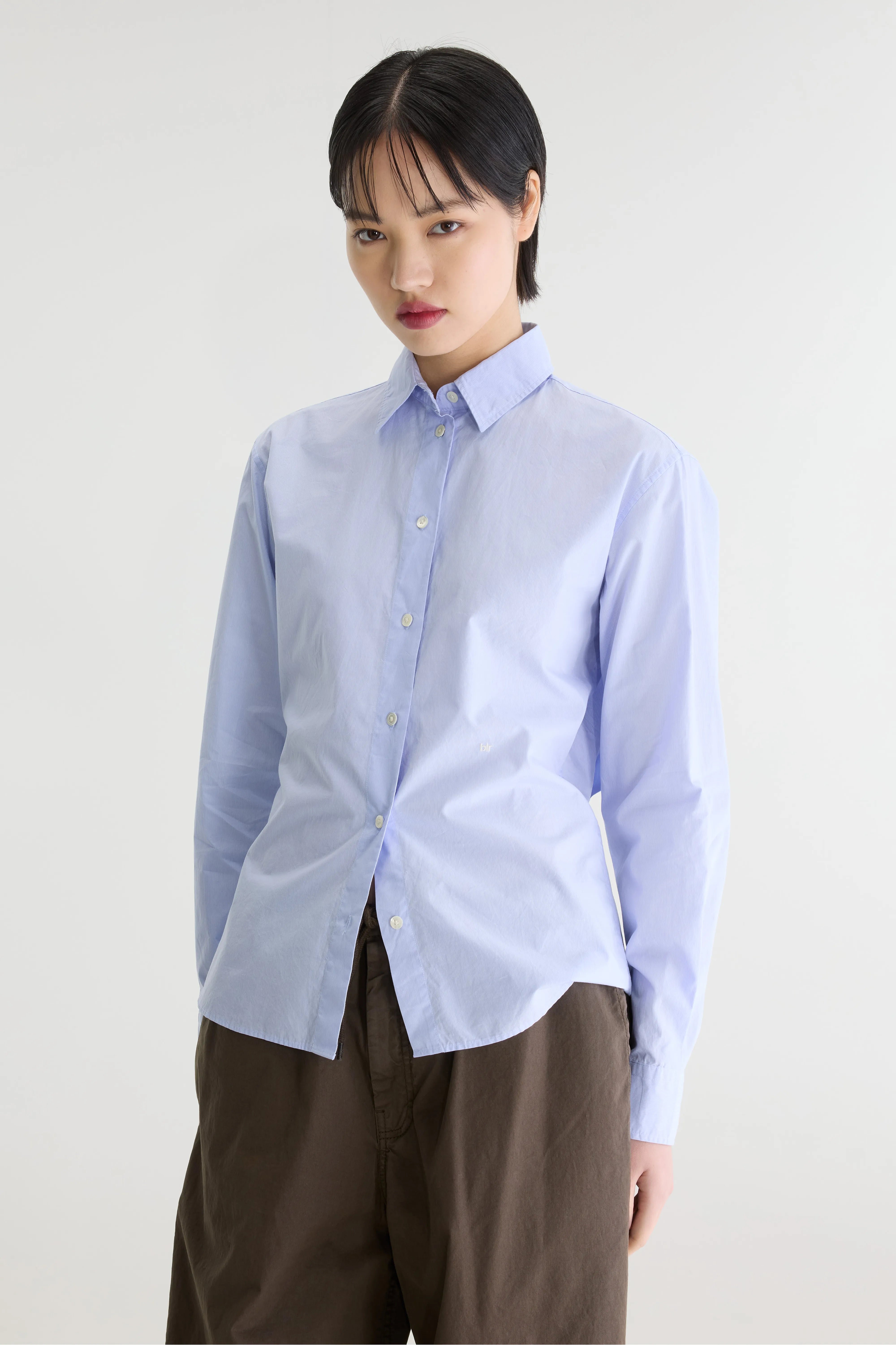 Grey Striped Shirt - Winterblue For Women | Bellerose