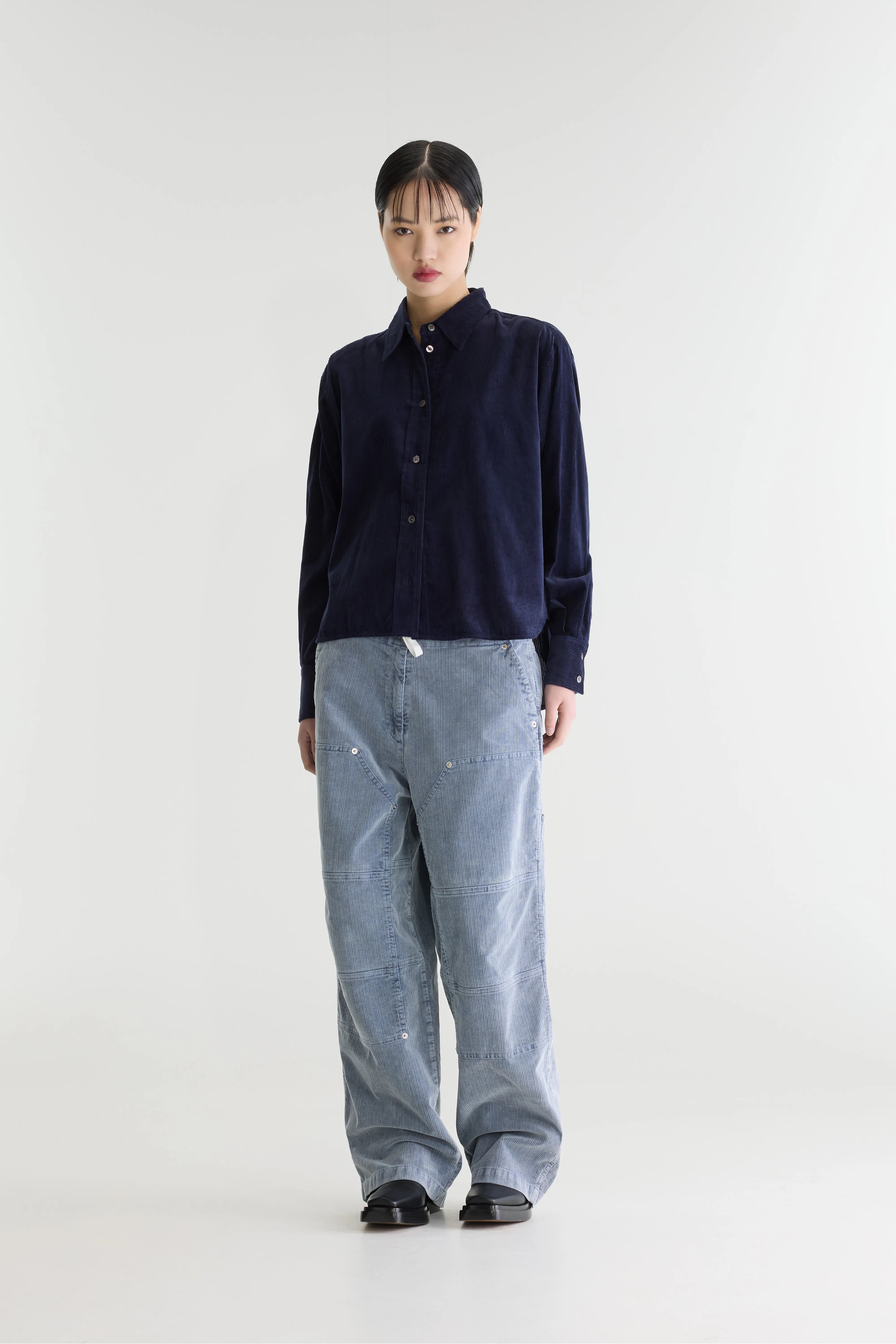 Jullia babyrib hemd (262 / W / CAPTAIN)
