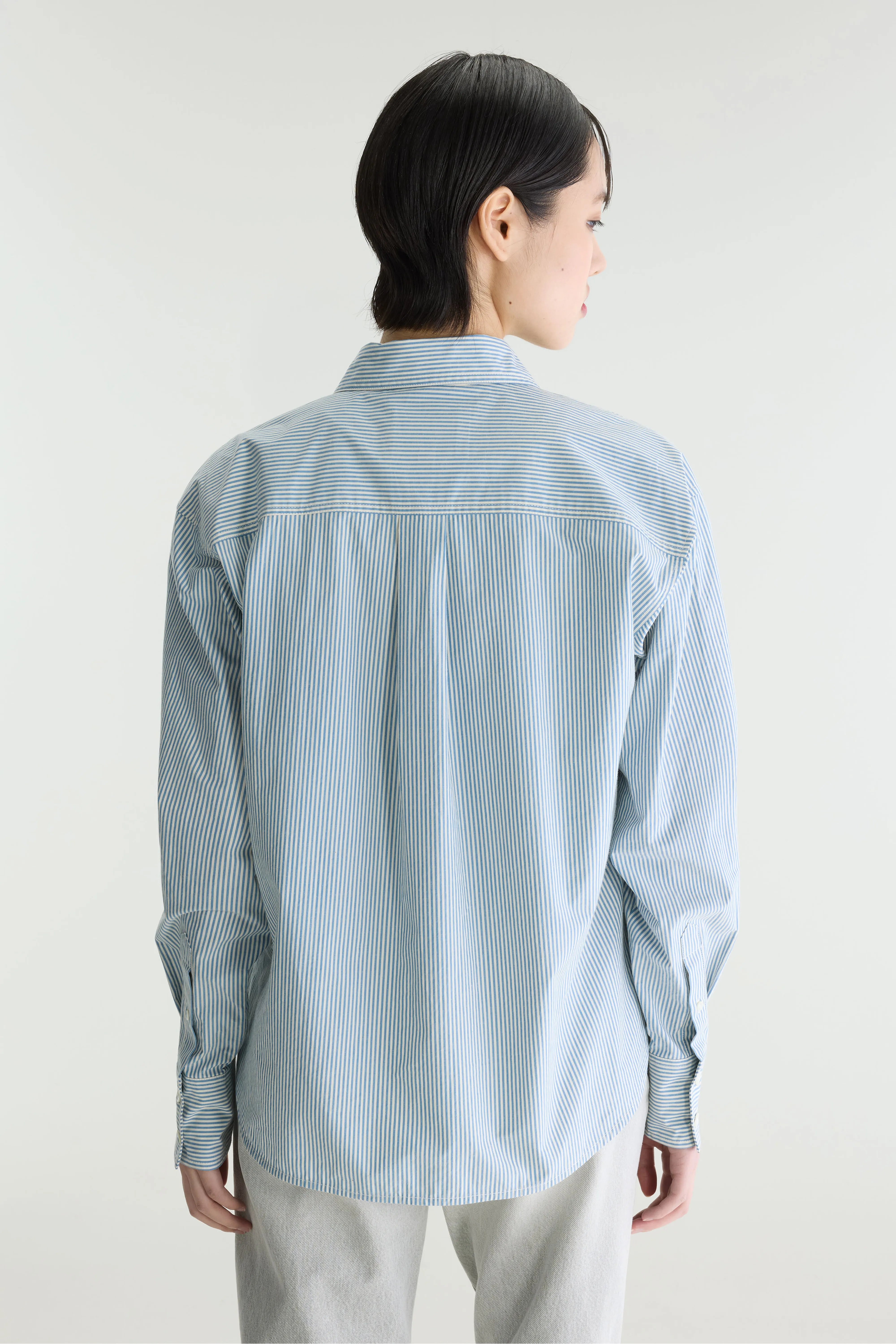 Chemise rayée en popeline Jullia (262 / W / STRIPE A)
