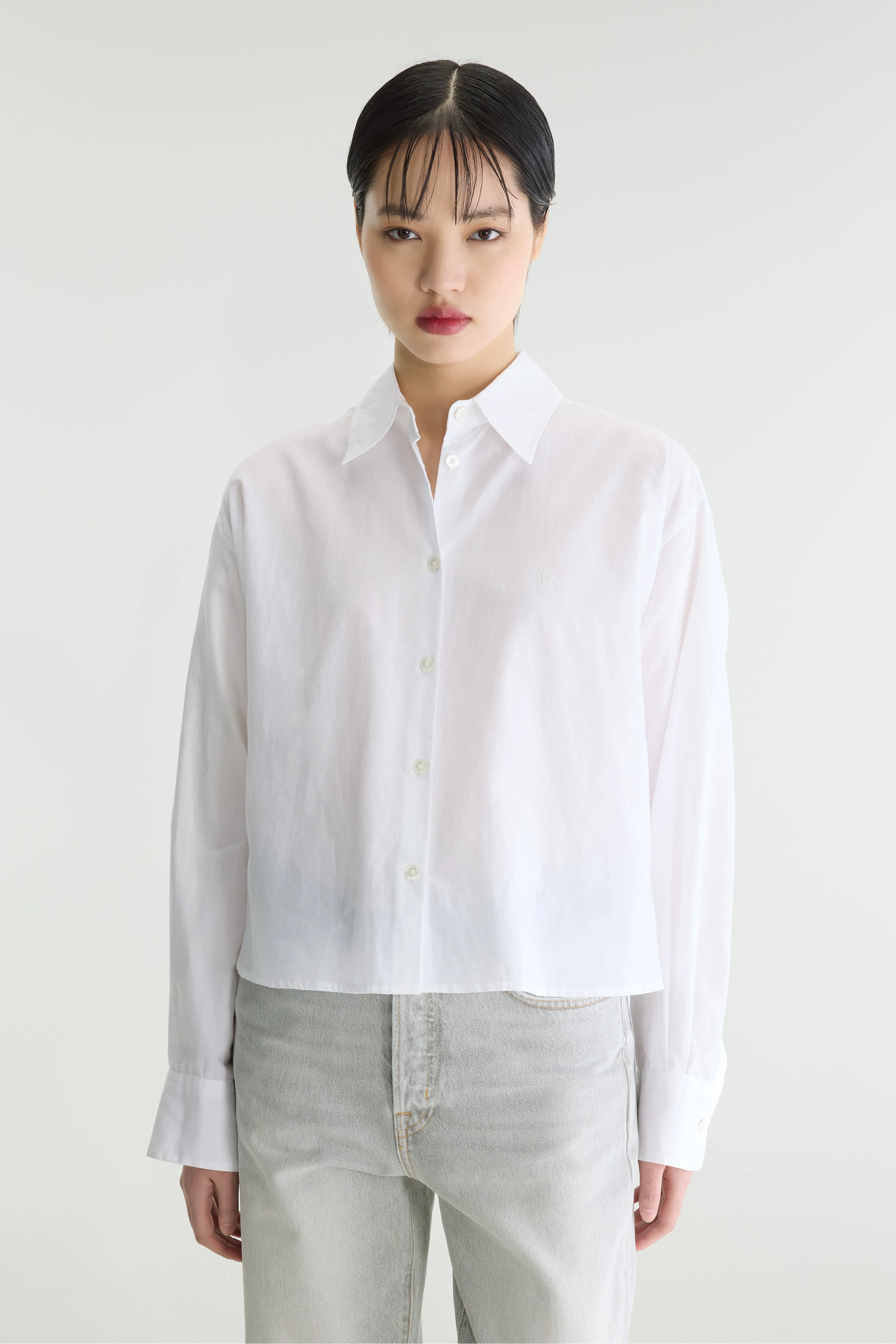 Java Poplin Shirt - White For Women | Bellerose