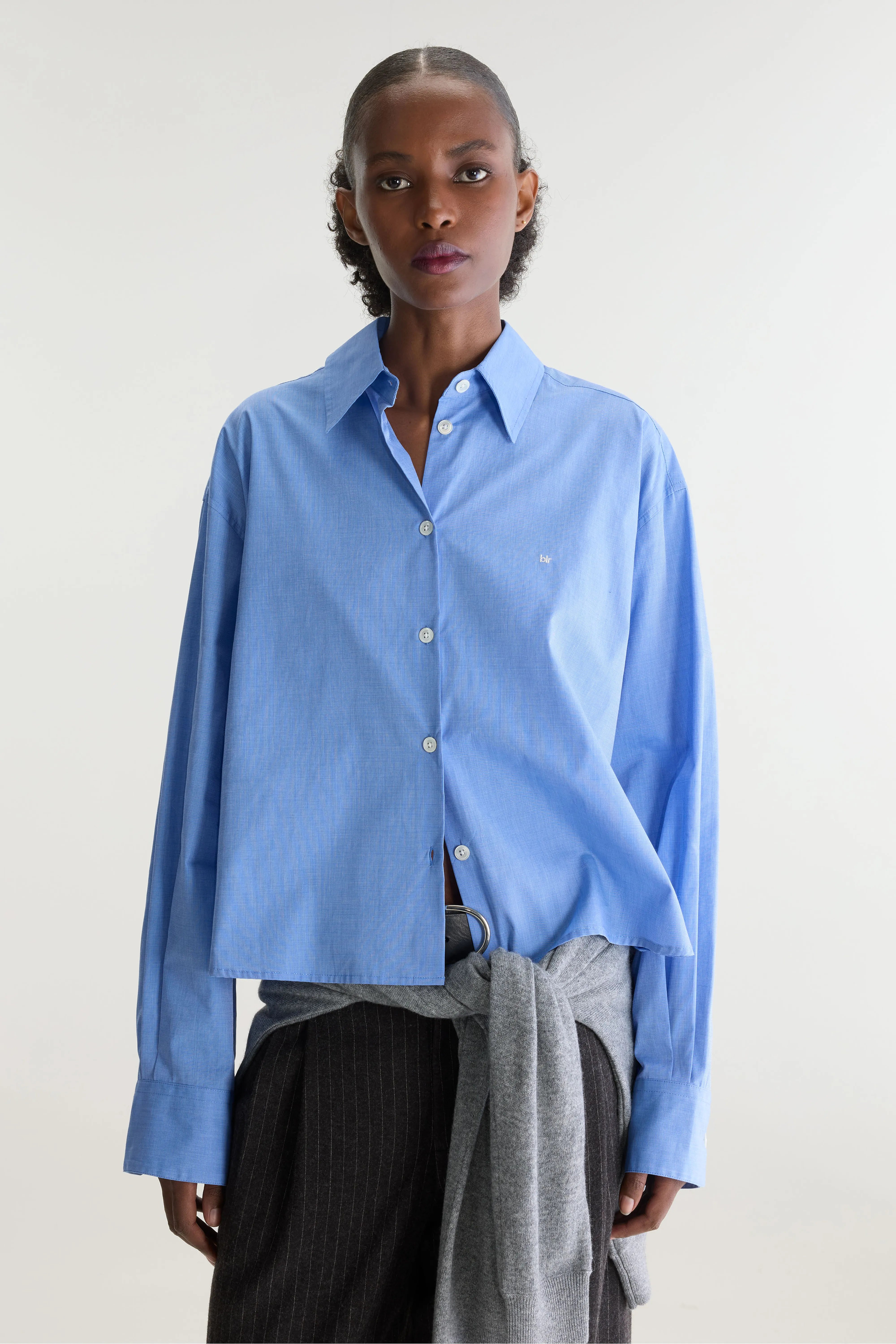 Java Poplin Shirt - Blue shirt For Women | Bellerose