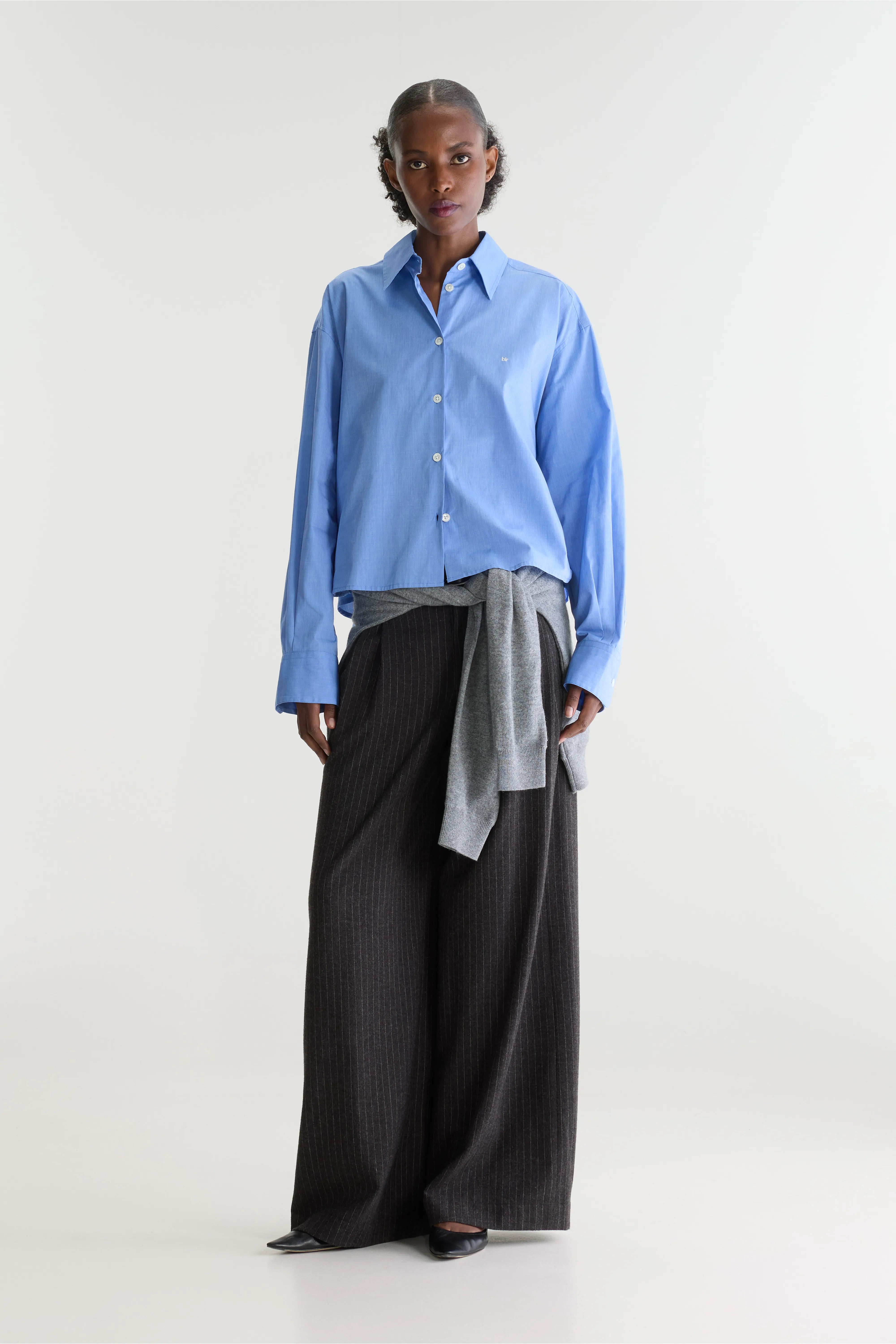 Java Poplin Shirt - Blue shirt For Women | Bellerose