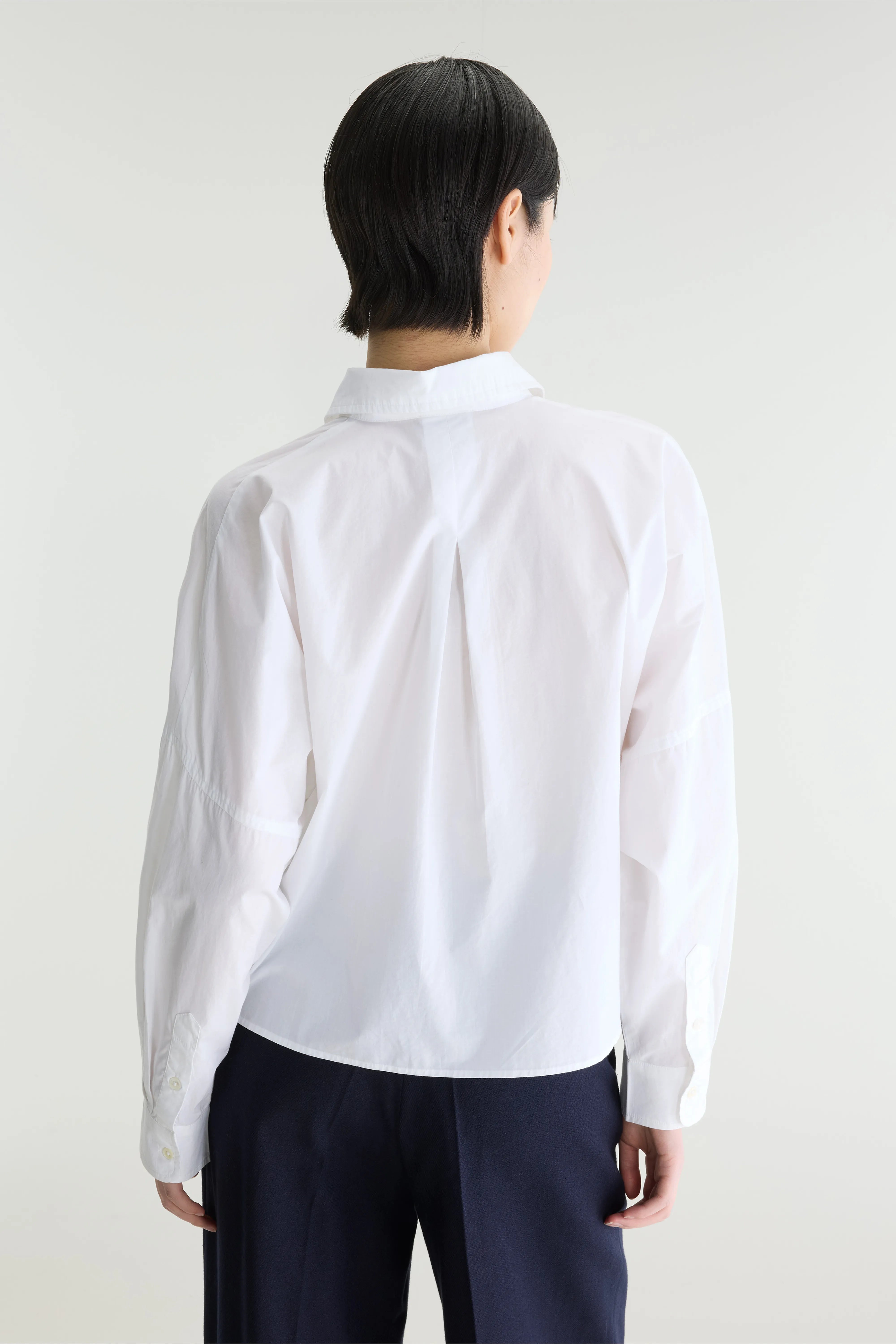 Candice popline shirt (262 / W / WHITE)