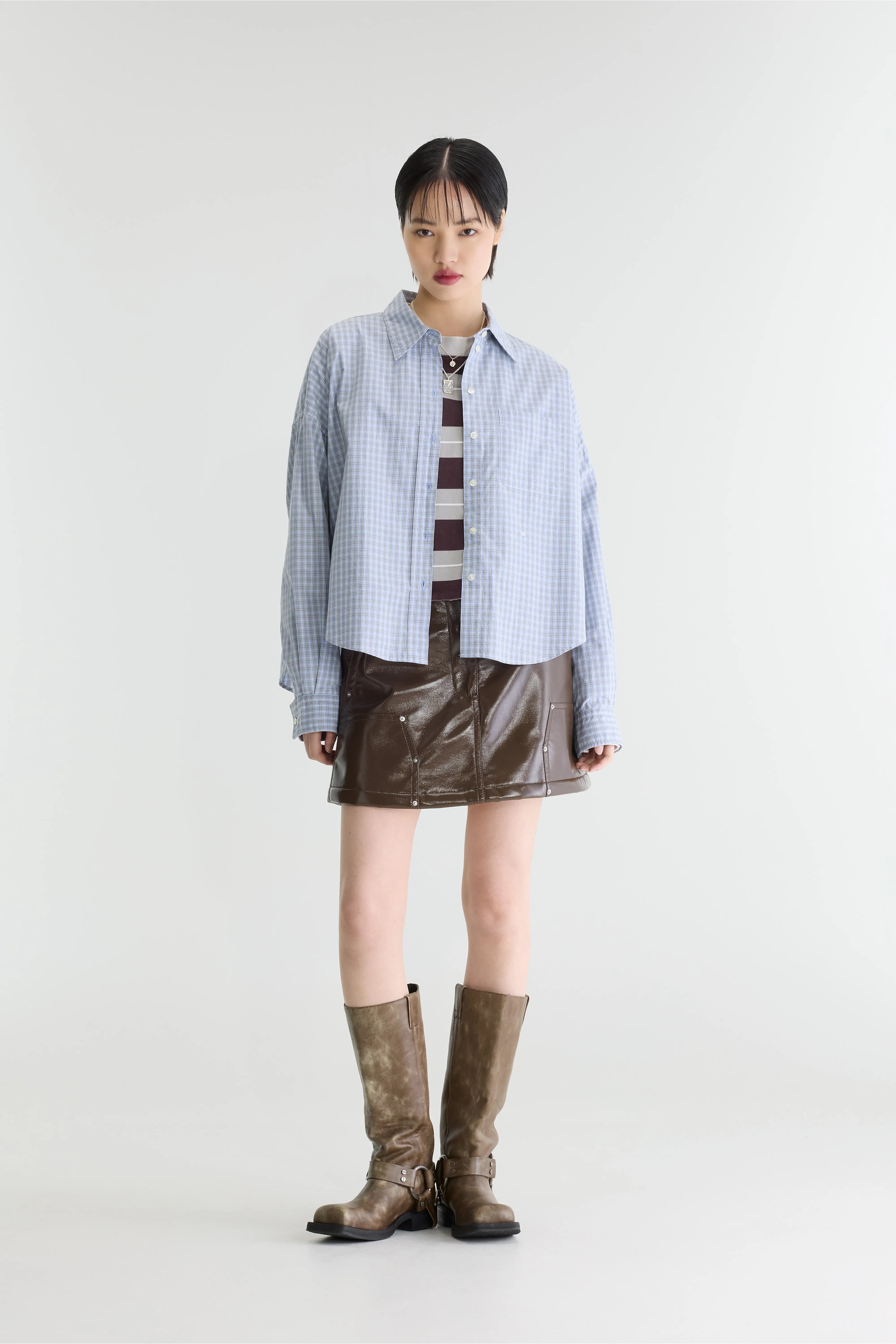Ginger checked shirt (262 / W / CHECK F)