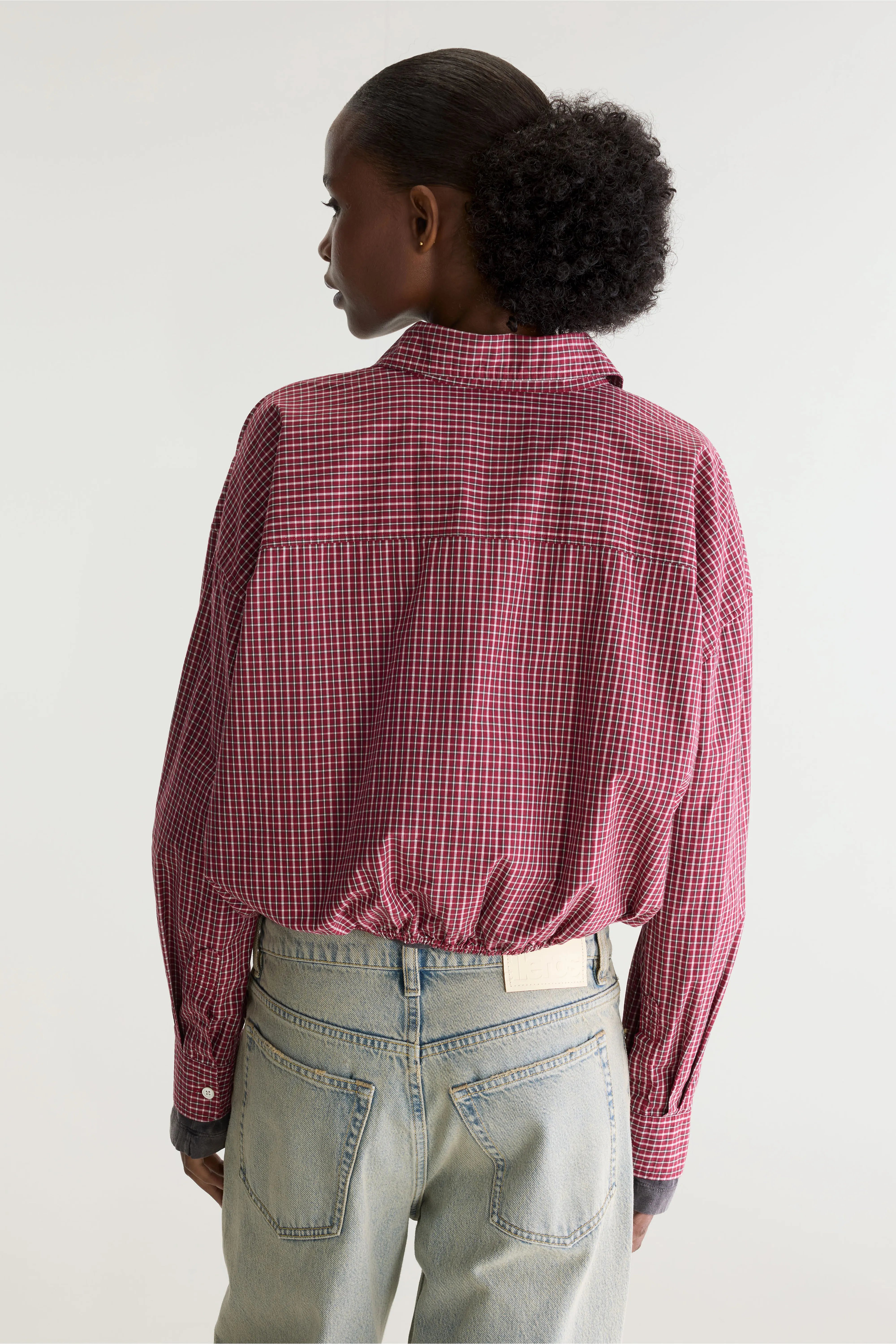 Gemma micro-checked shirt (262 / W / CHECK G)