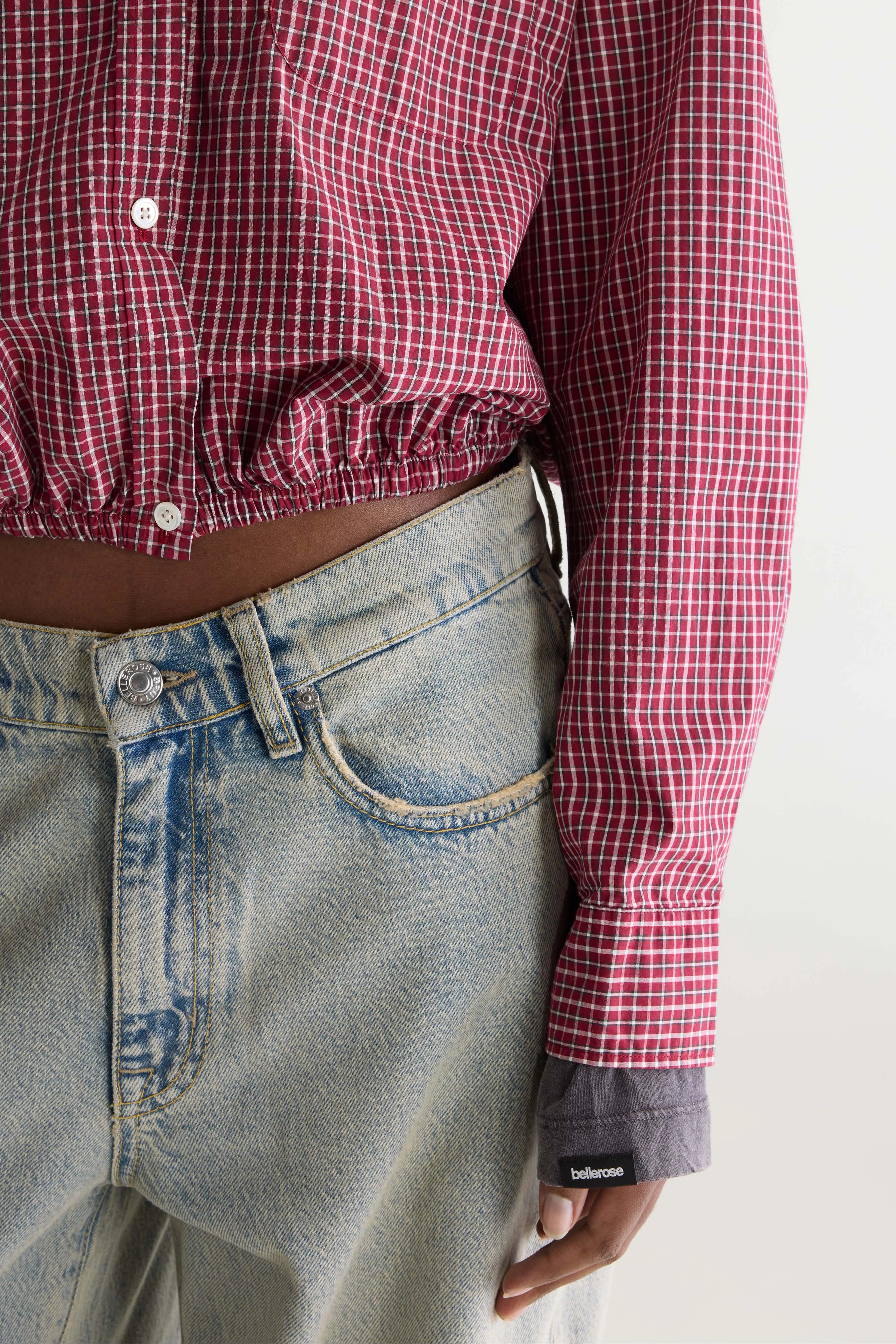 Gemma micro-checked shirt (262 / W / CHECK G)