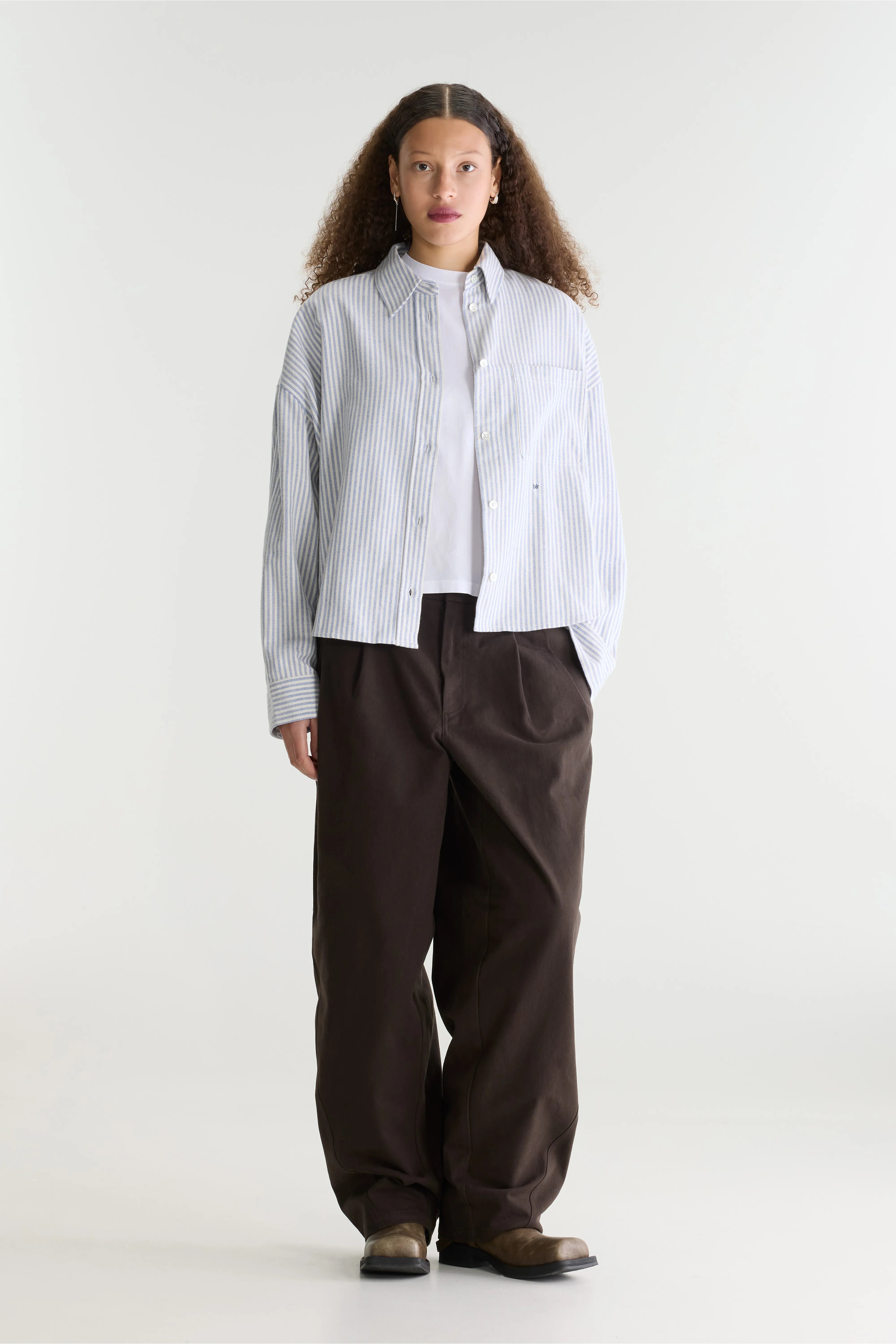 Chemise décontractée à rayures Jaxie (262 / W / STRIPE A)