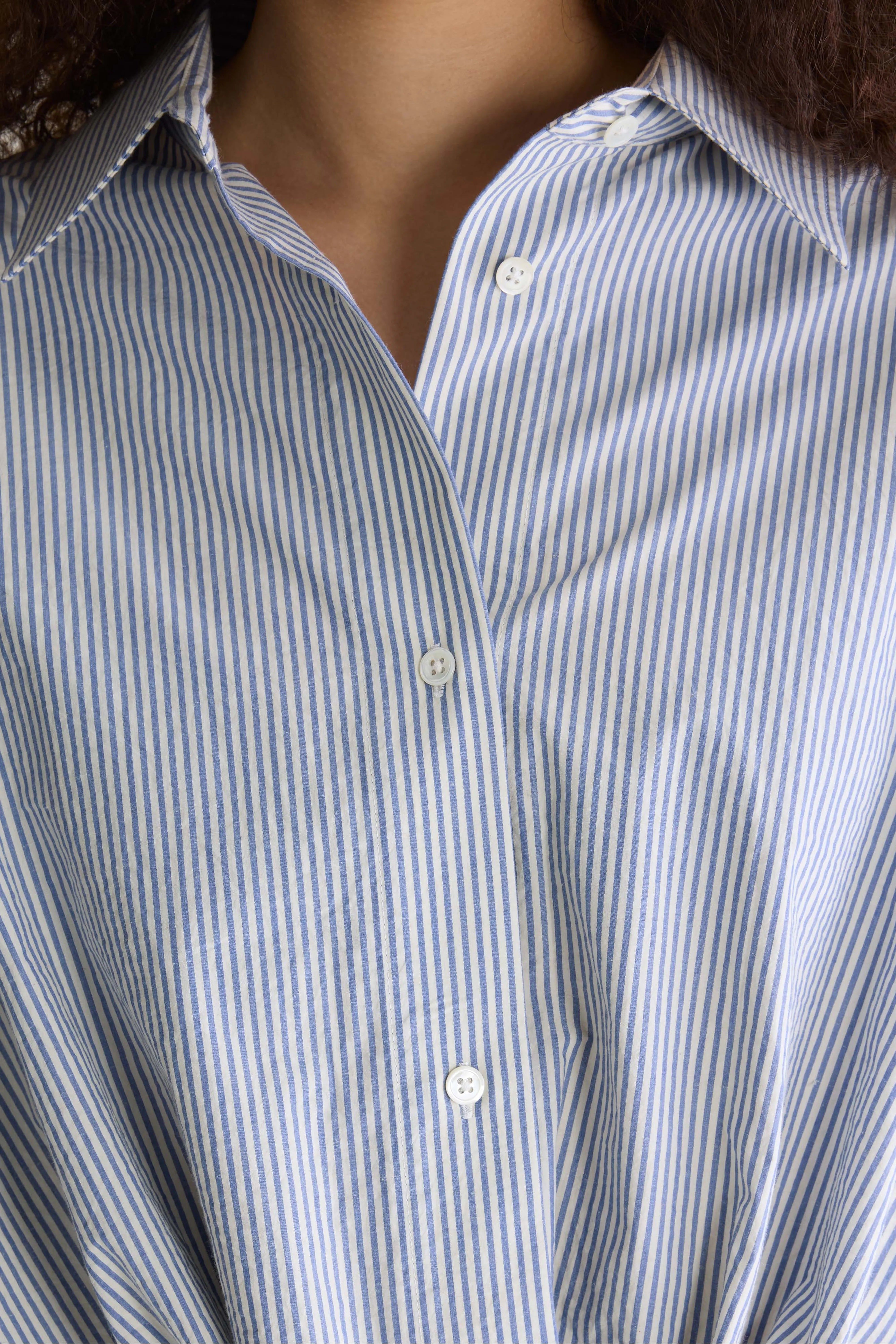 Chemise en popeline rayée Tonny (262 / W / STRIPE A)