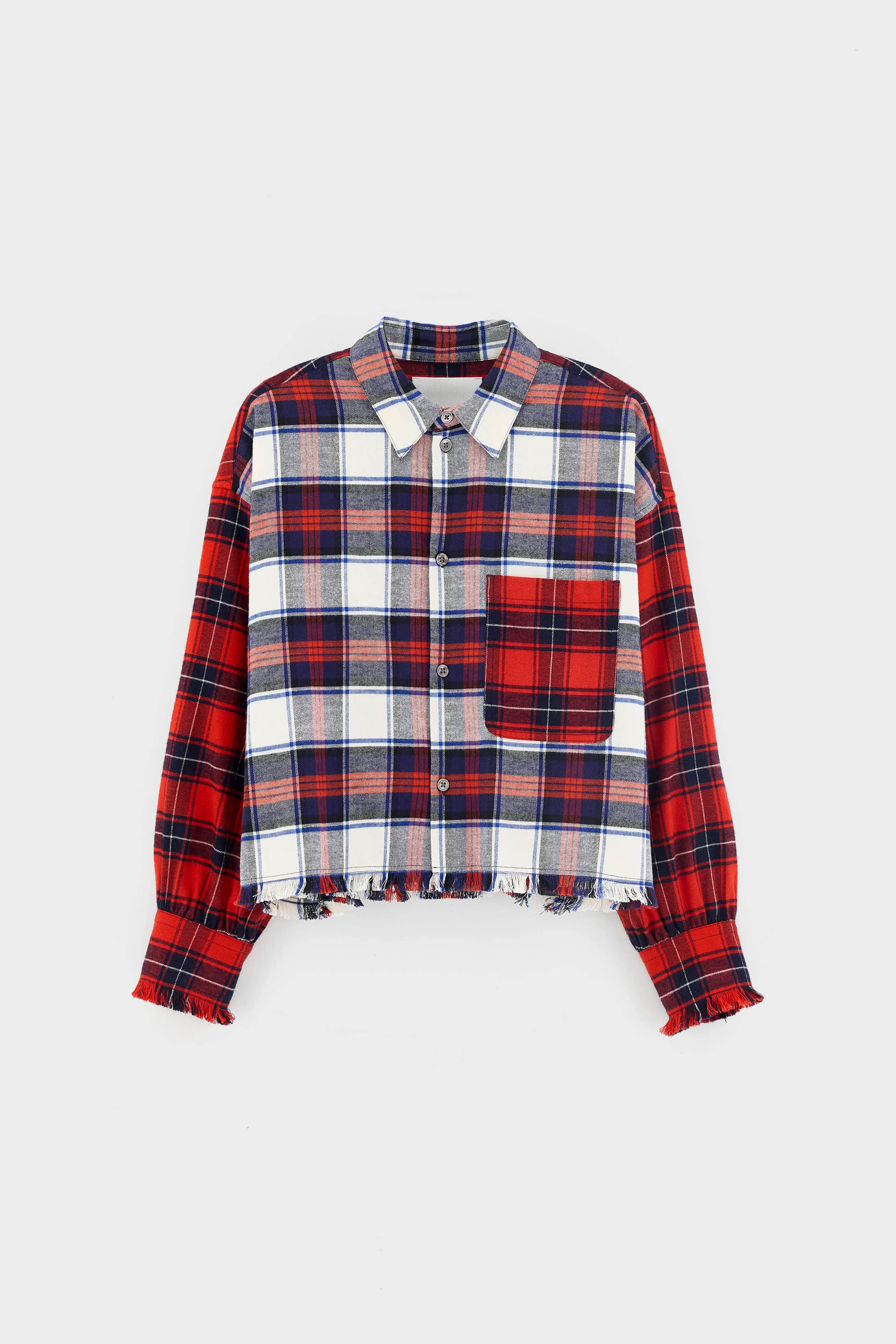 Jonnie cropped geruit hemd (262 / W / CHECK A)