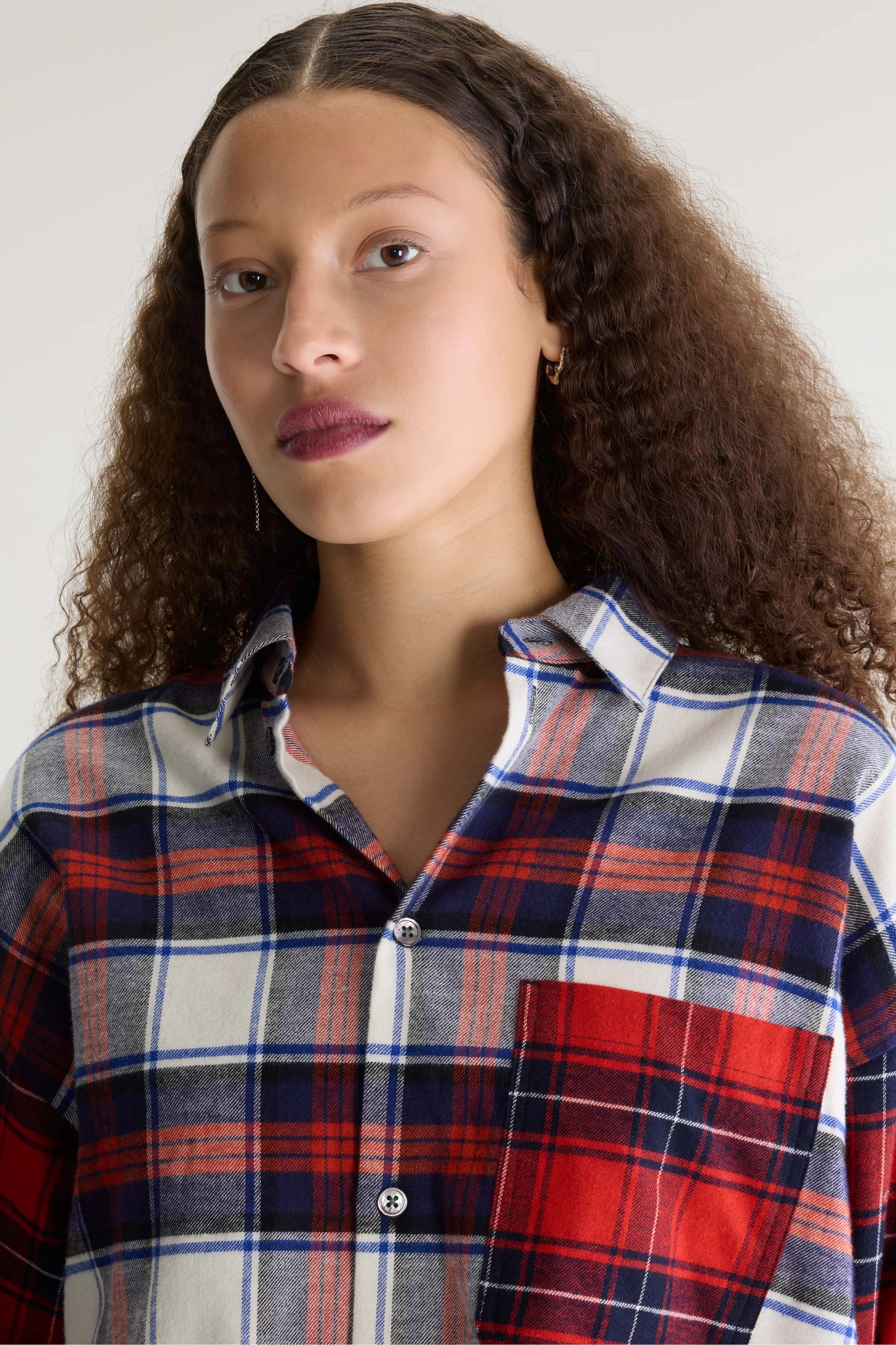 Jonnie cropped geruit hemd (262 / W / CHECK A)