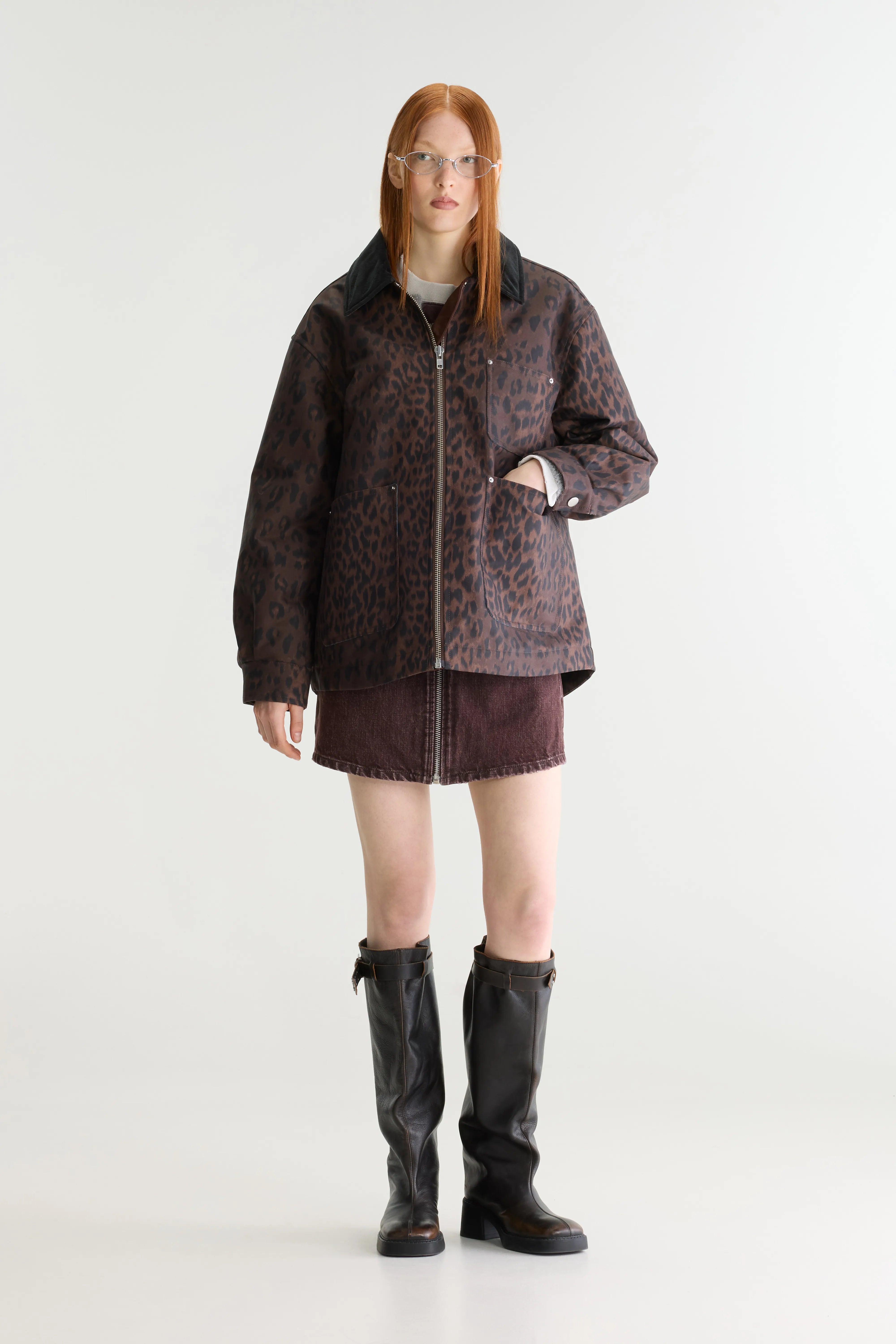 Jaimee Jas Met Luipaardprint - Black / Coffee / Dark roast Voor Dames | Bellerose