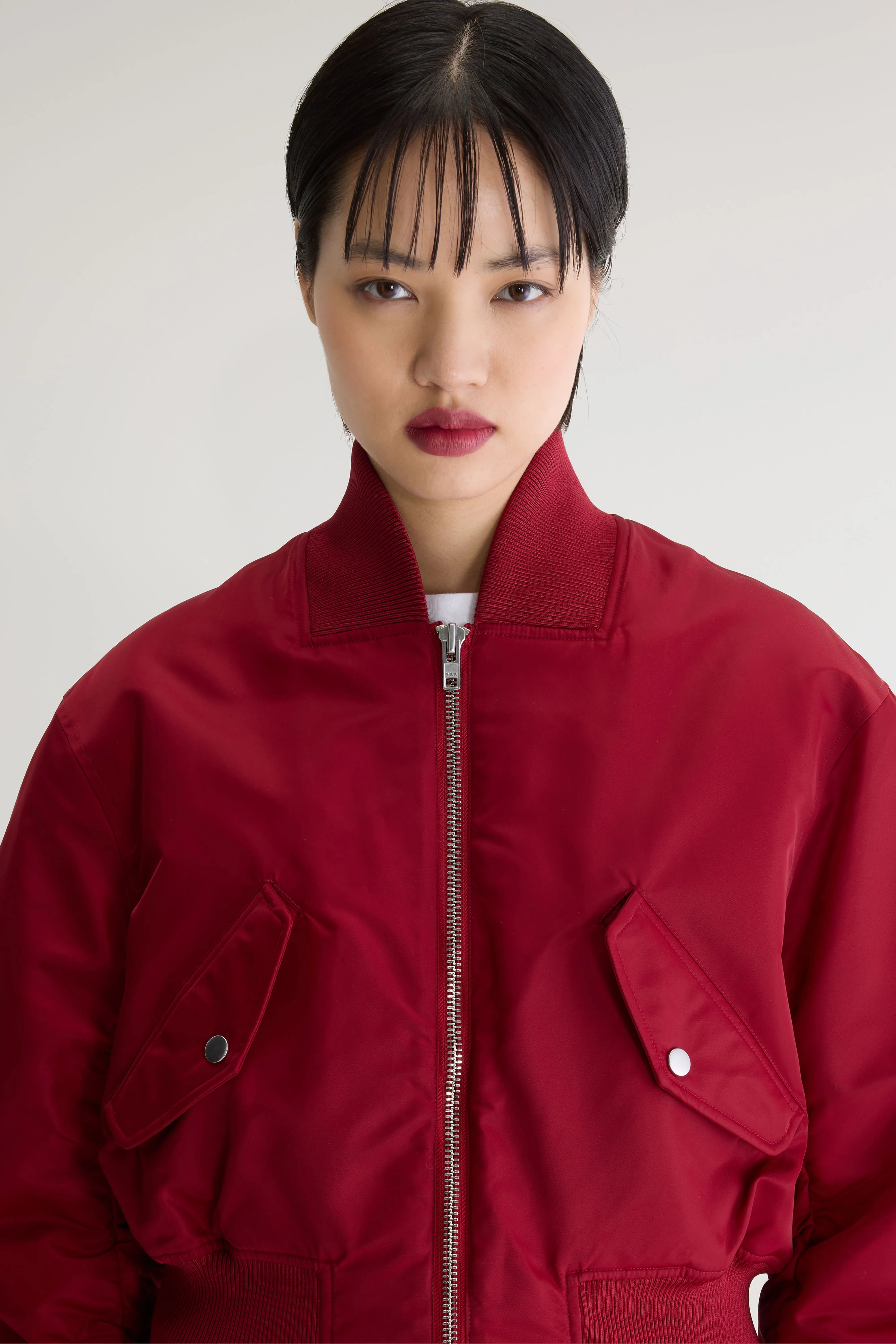 Hendry Bomber Jacket - Ruby For Women | Bellerose
