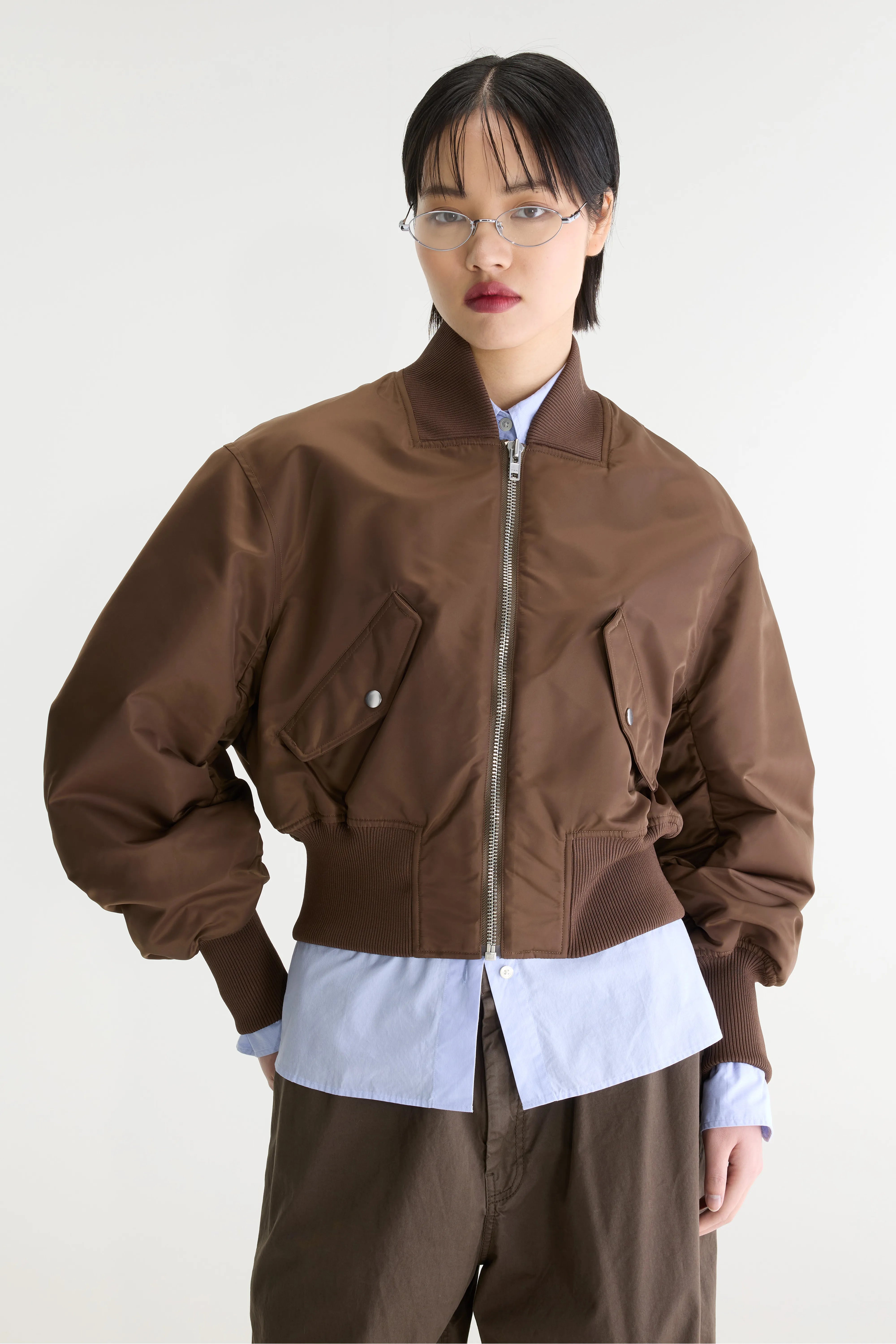 Hendry Bomber Jacket - Mocca For Women | Bellerose