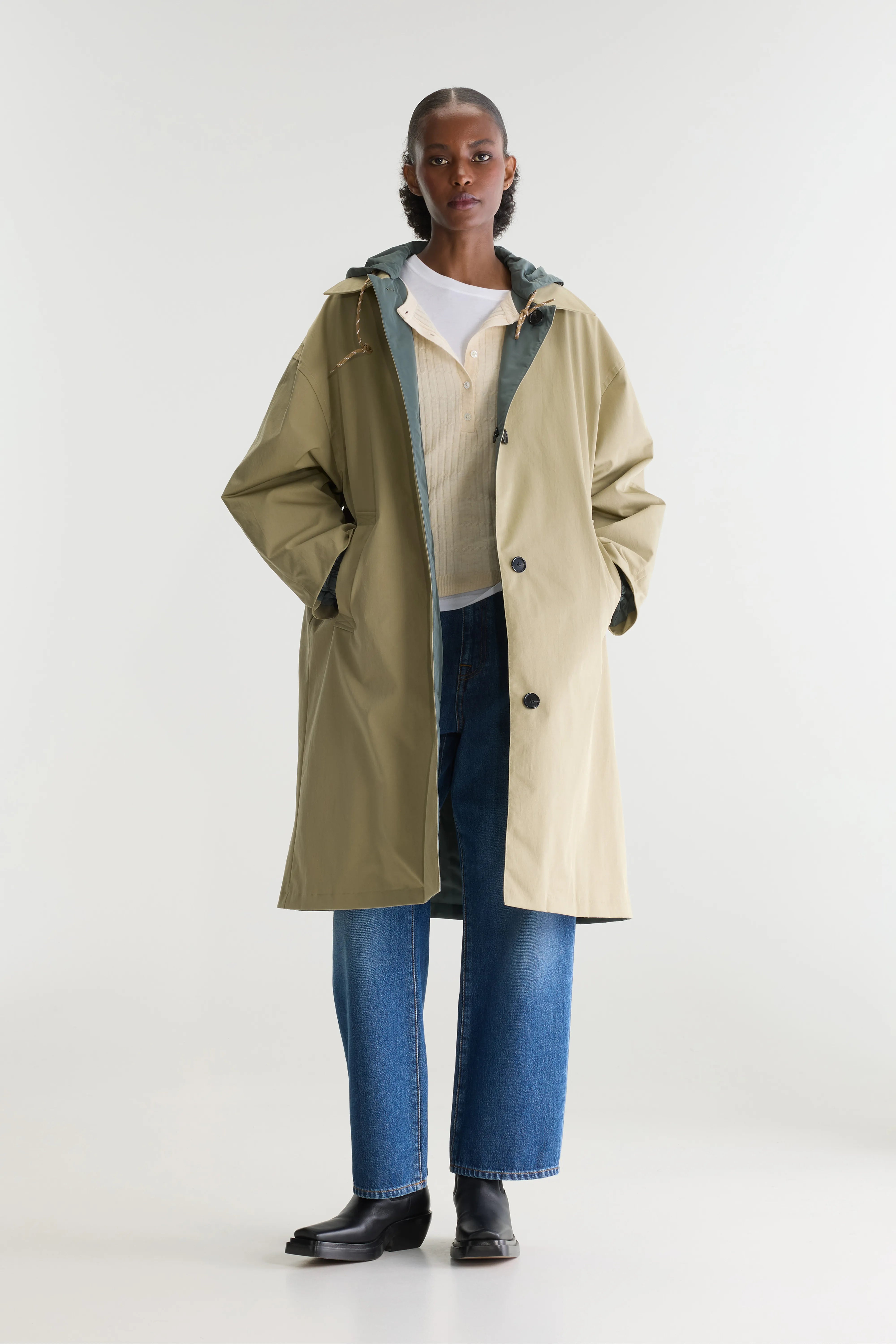 Hearty Trench Coat - Earth For Women | Bellerose