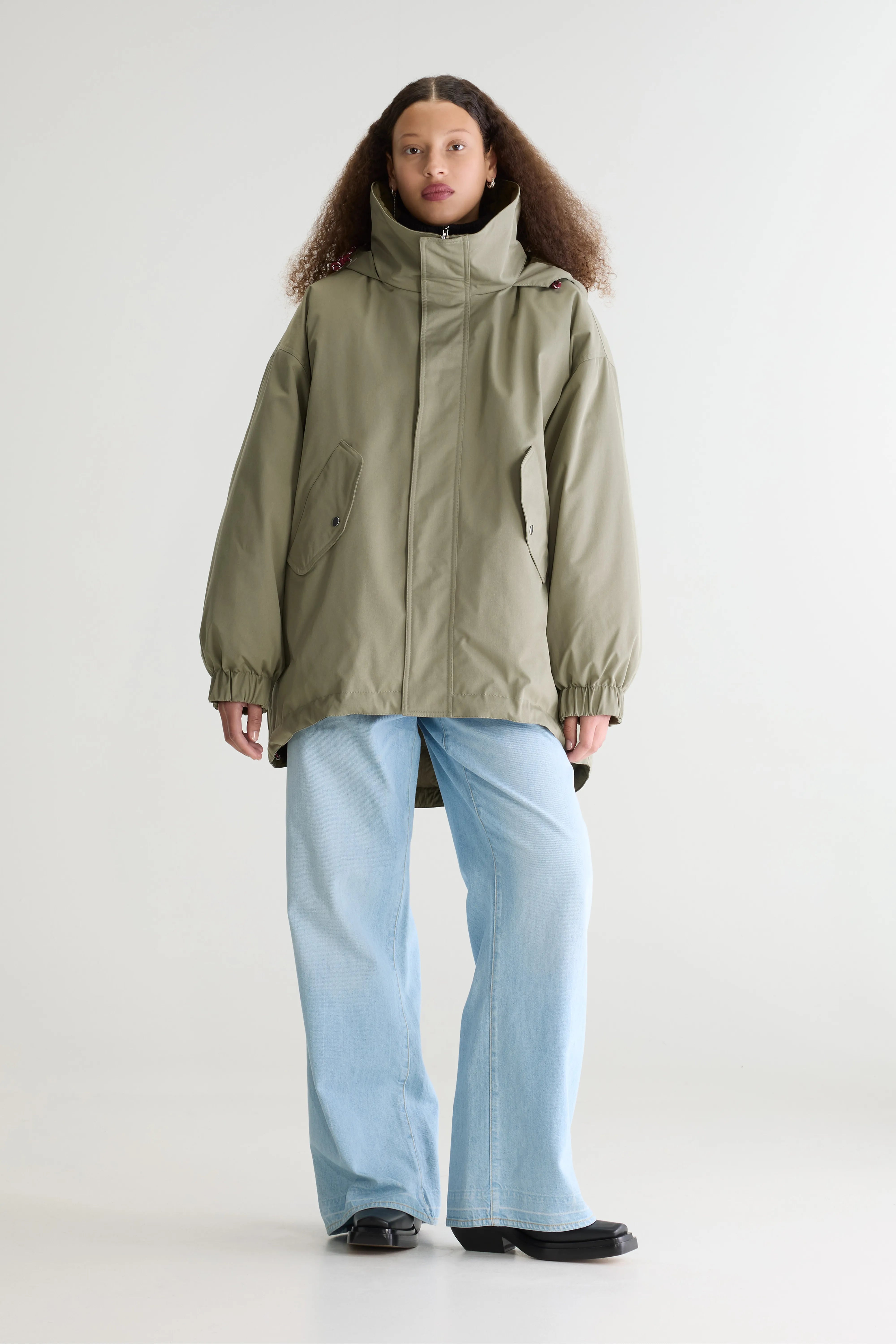 Hedi parka met capuchon (262 / W / SHADOW)