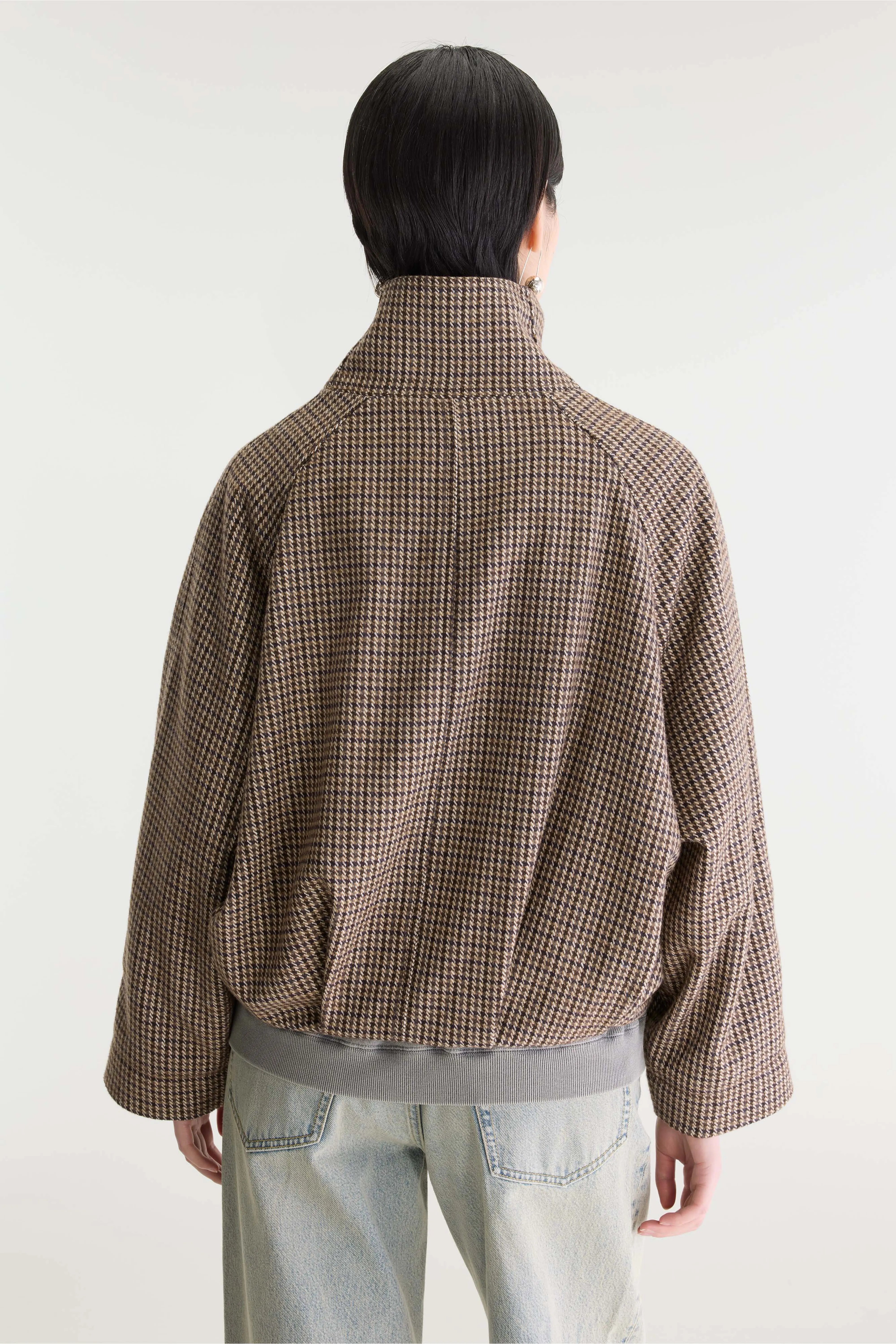 Jackal Geruit Jas - Dark roast / Fire / Natural Voor Dames | Bellerose