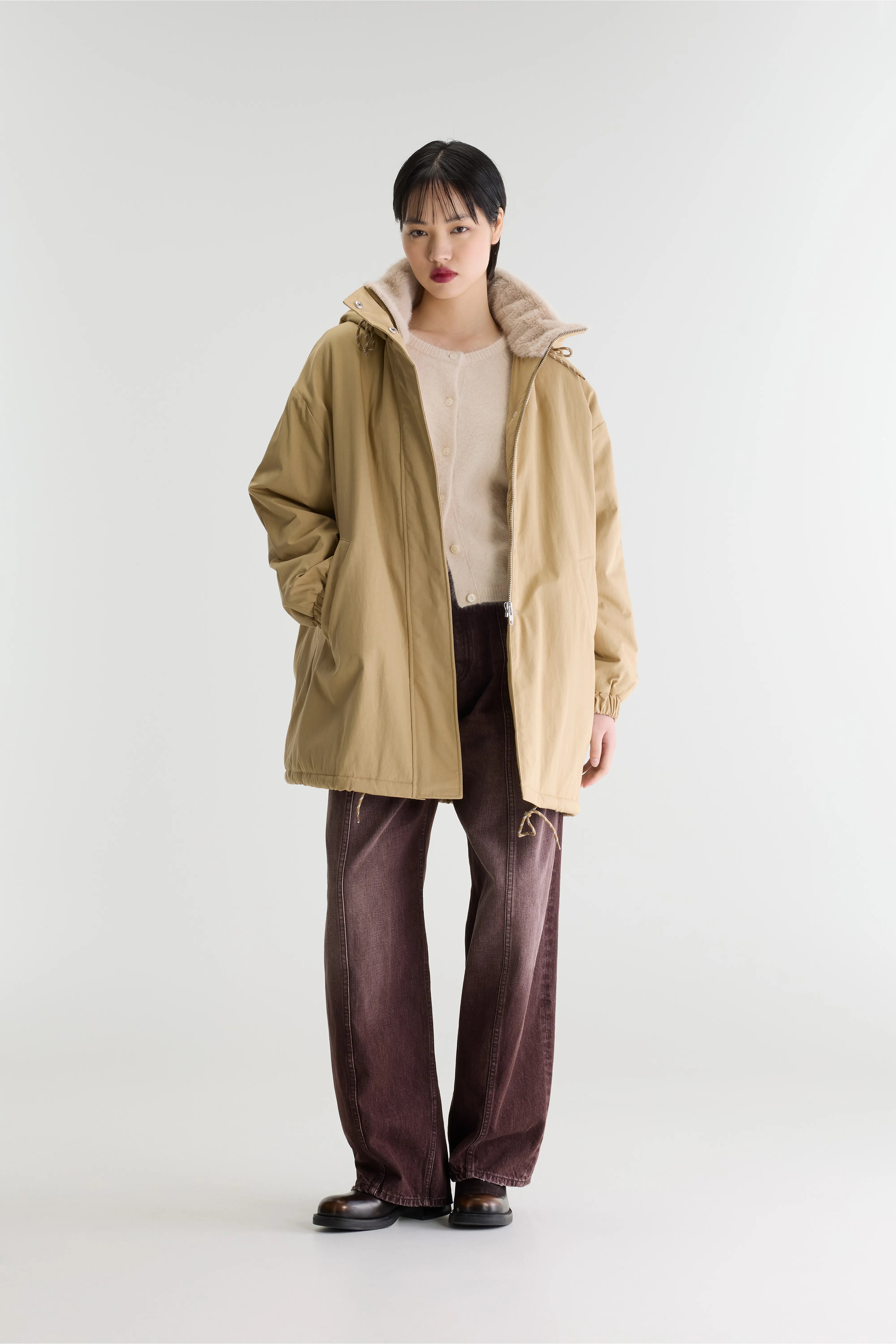 Parka À Capuche Jade - Clay Pour Femme | Bellerose