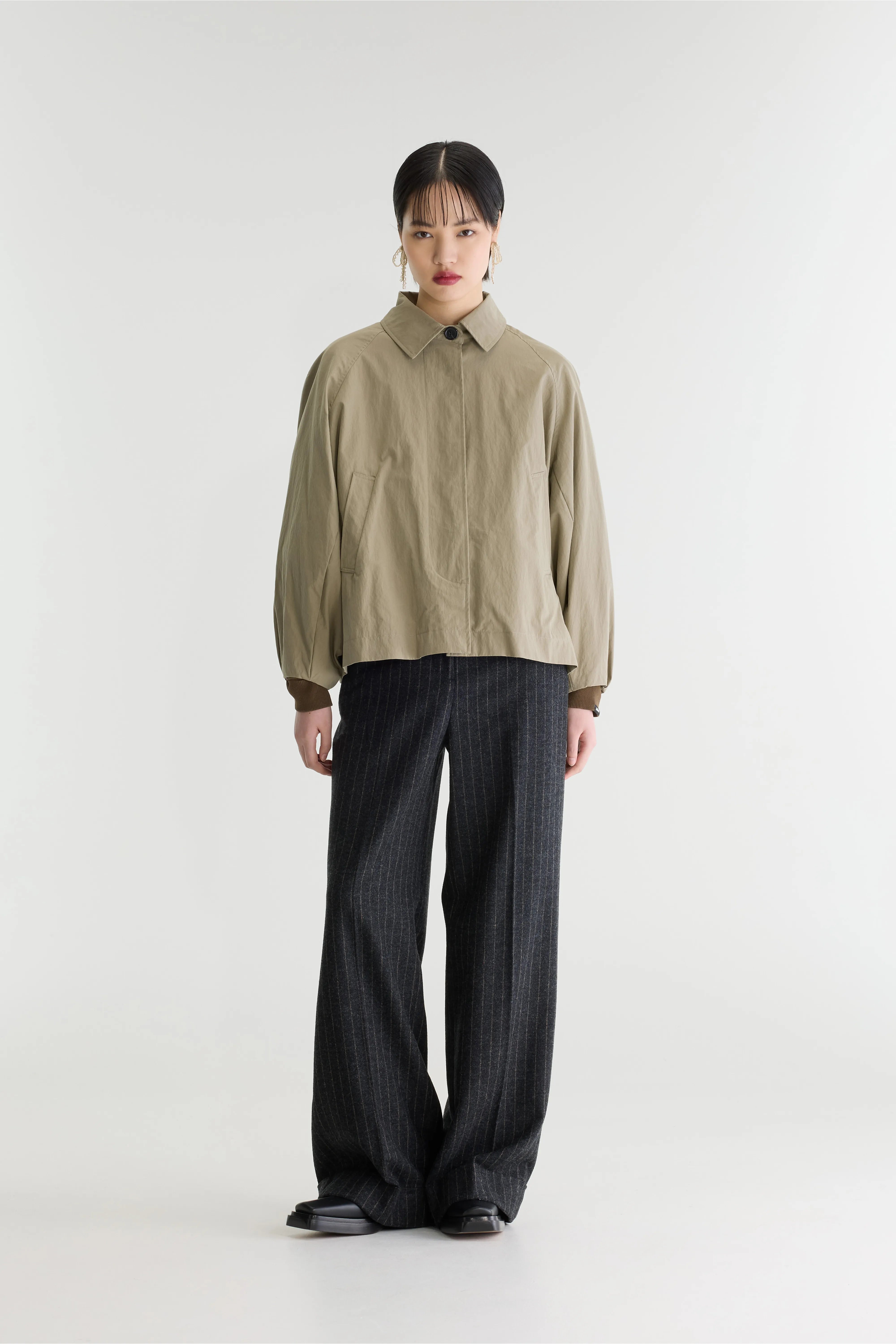 Jodie Trench Jacket - Shadow For Women | Bellerose