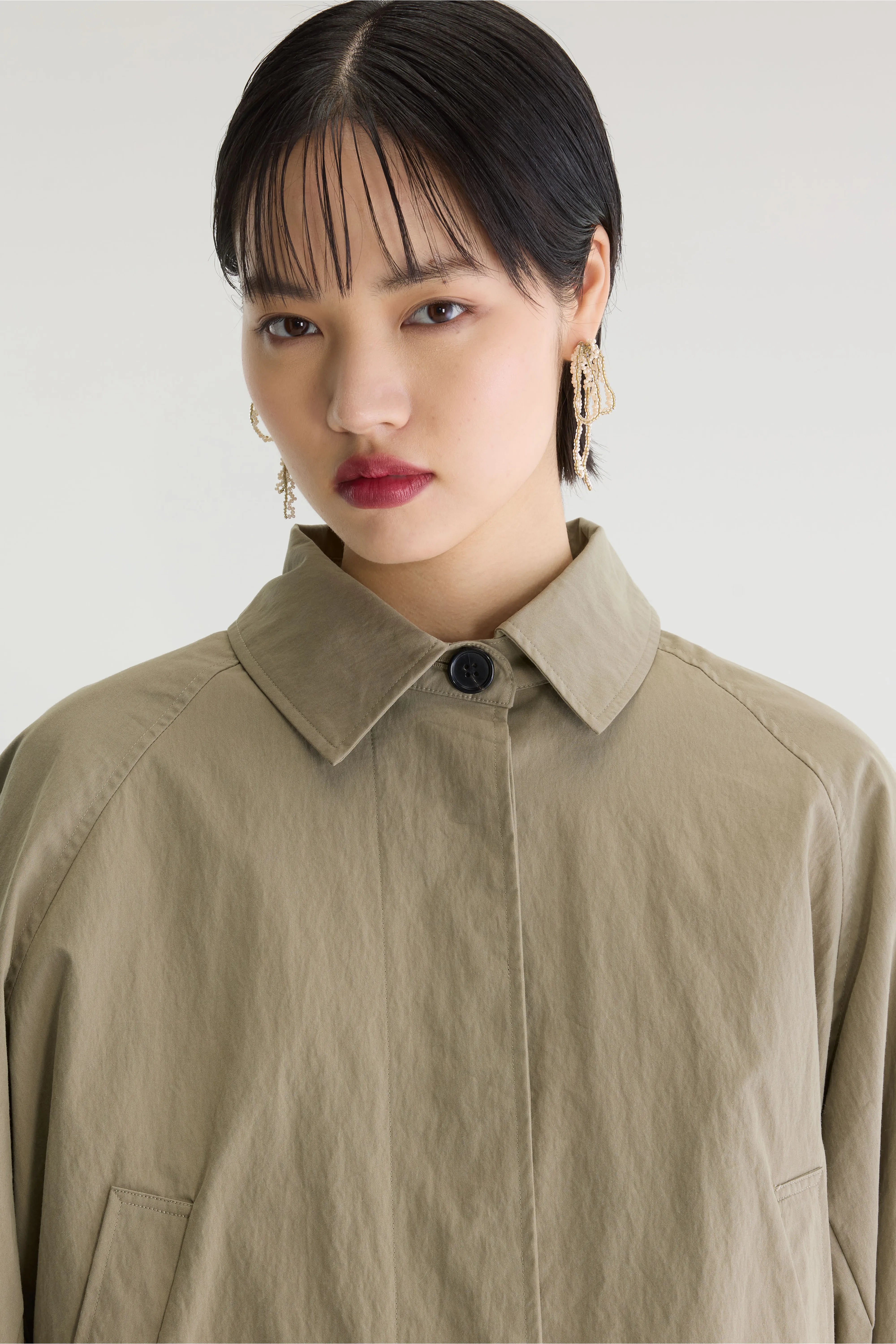 Jodie Trench Jacket - Shadow For Women | Bellerose