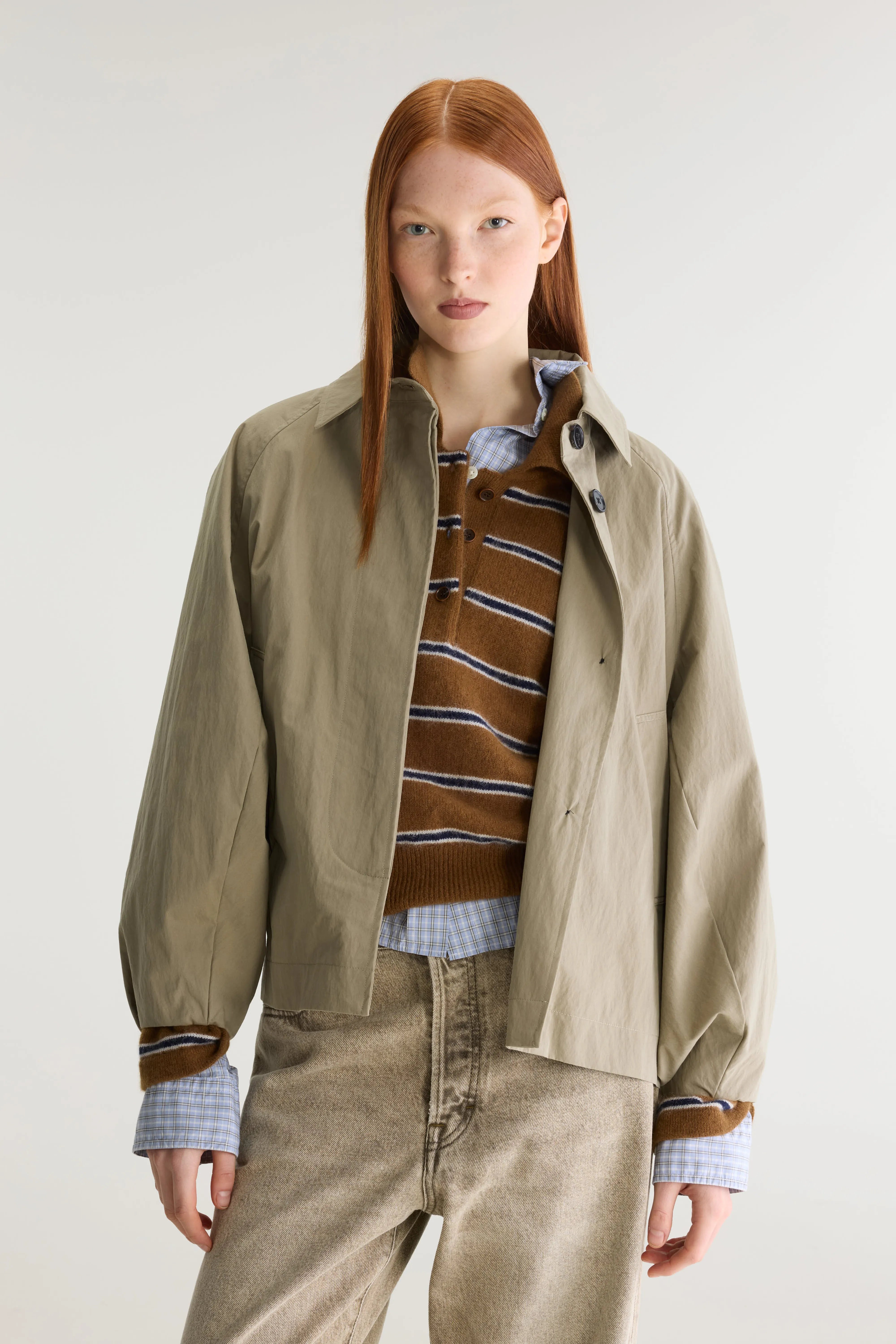 Jodie Trench Jacket - Shadow For Women | Bellerose