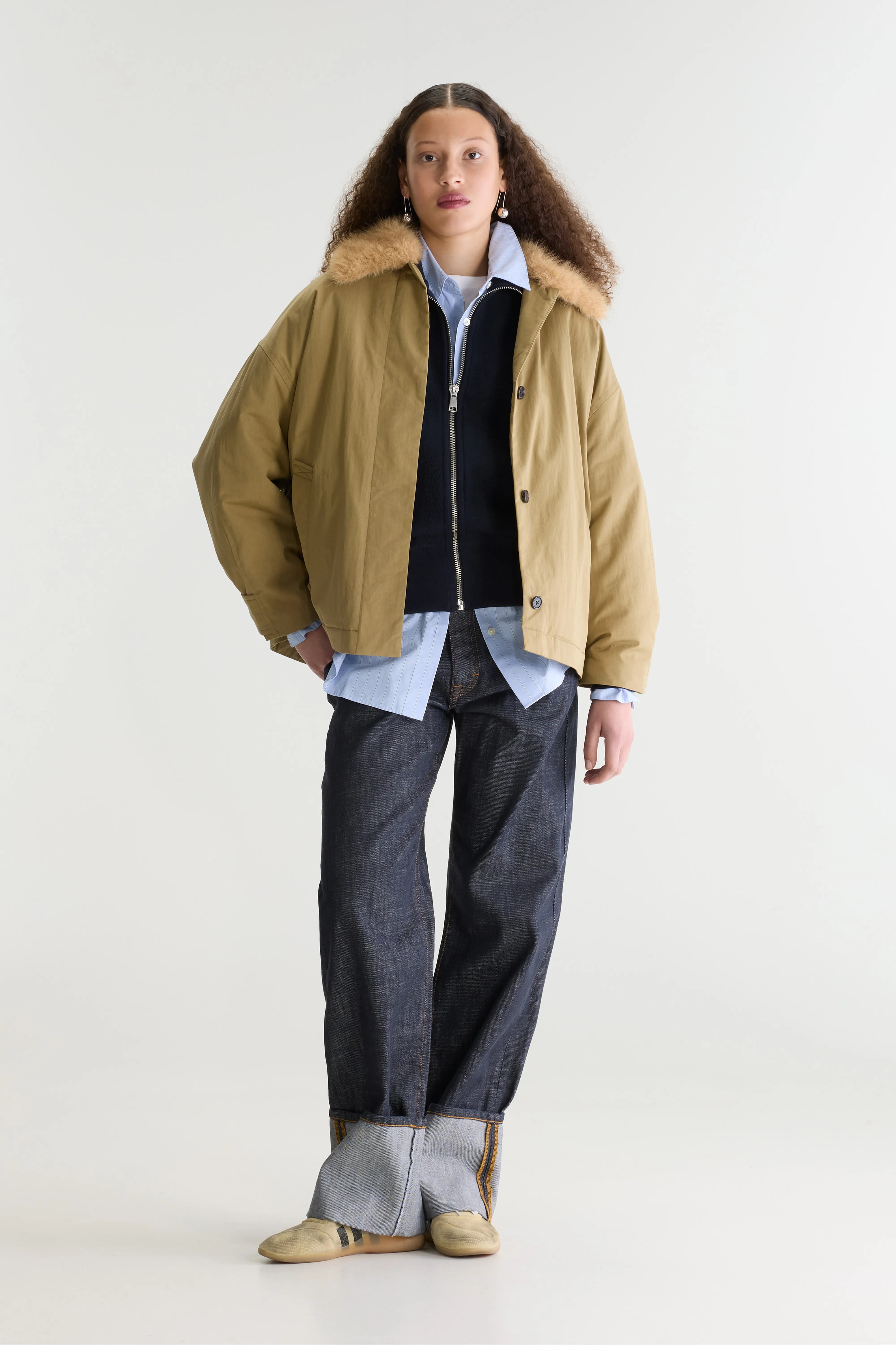 Hilma trench-stijl jas (262 / W / SOIL)