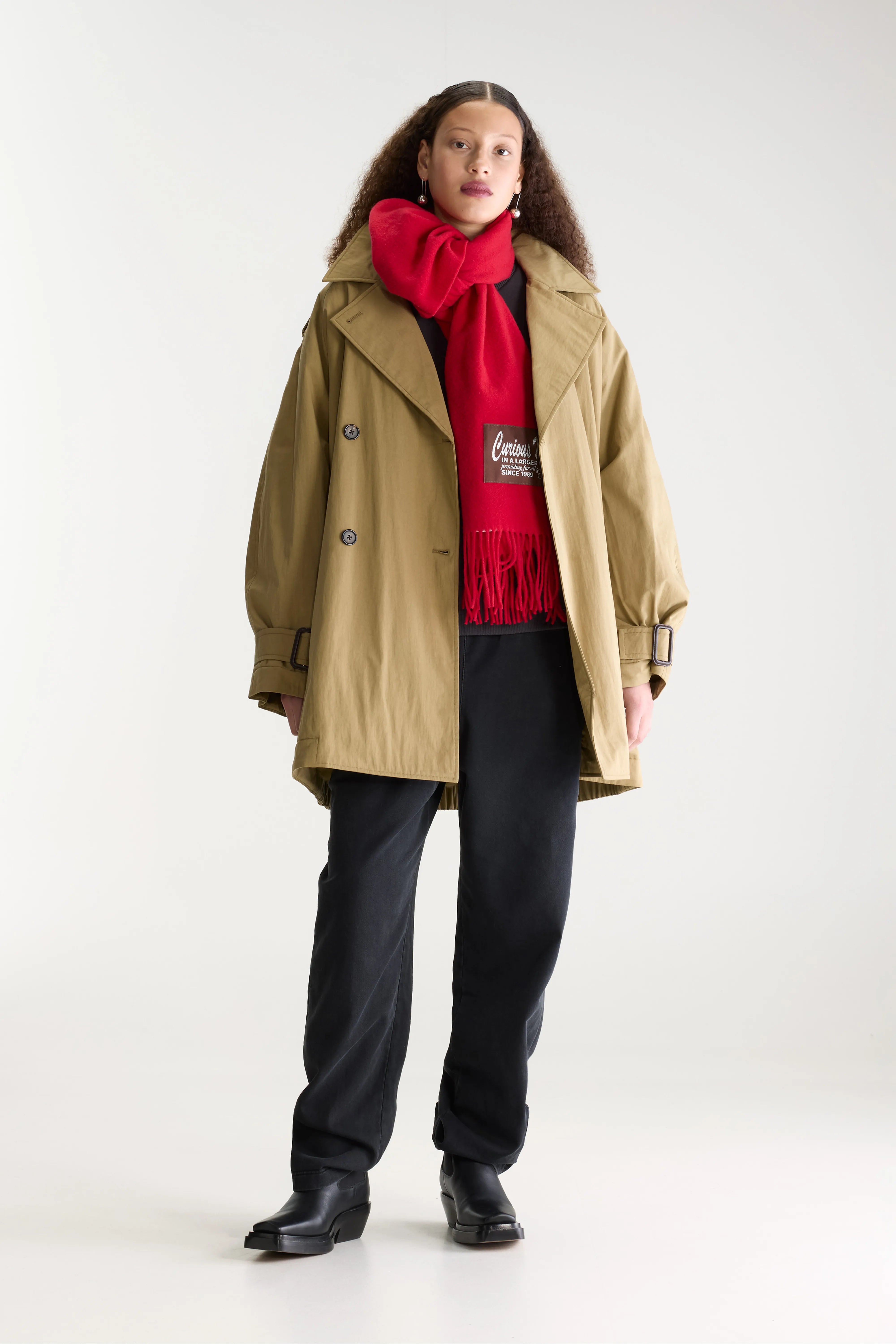 Veste courte façon trench Harlon (262 / W / SOIL)