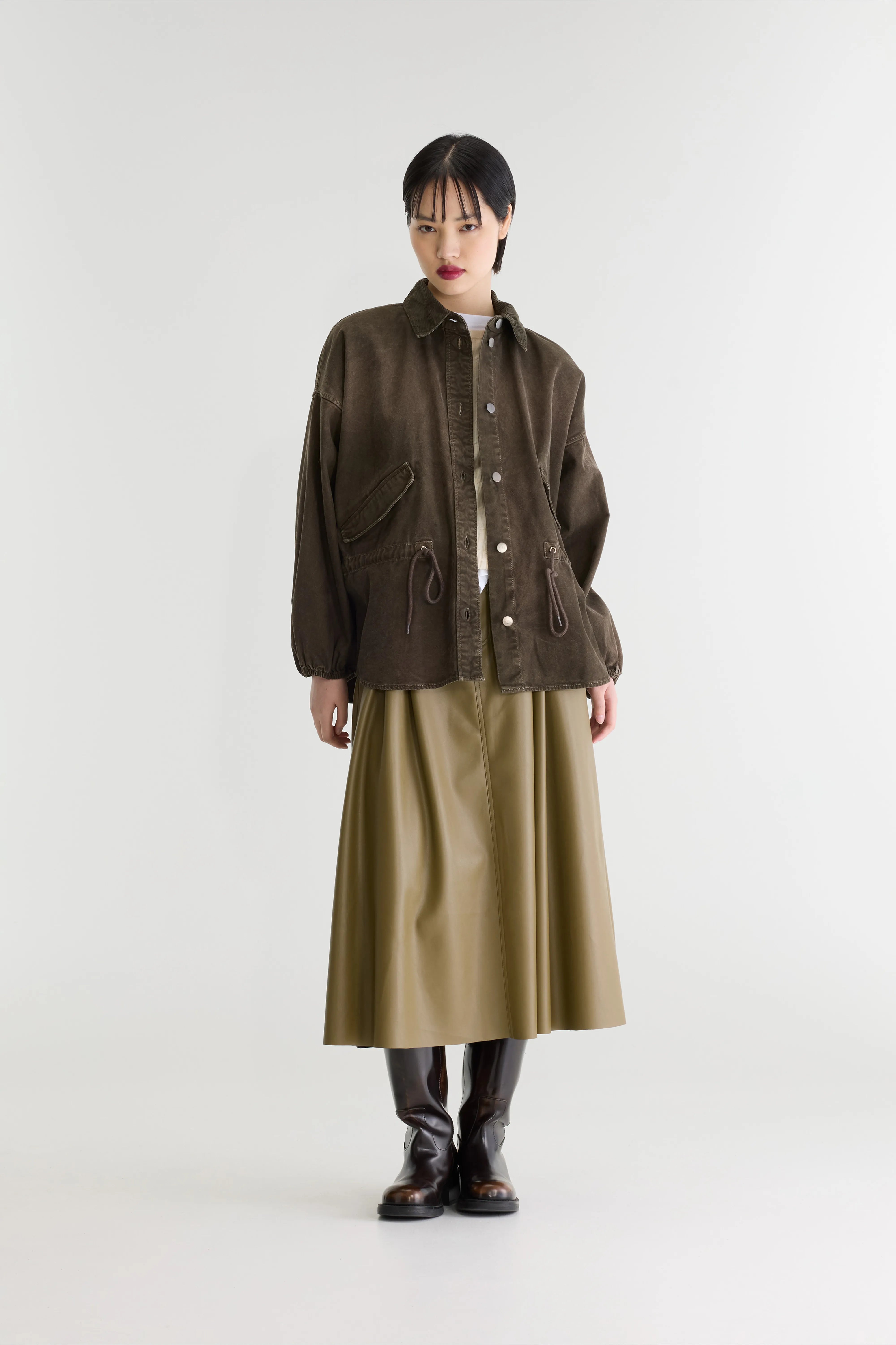 Wonder relaxte overshirt (262 / W / CARBONE)