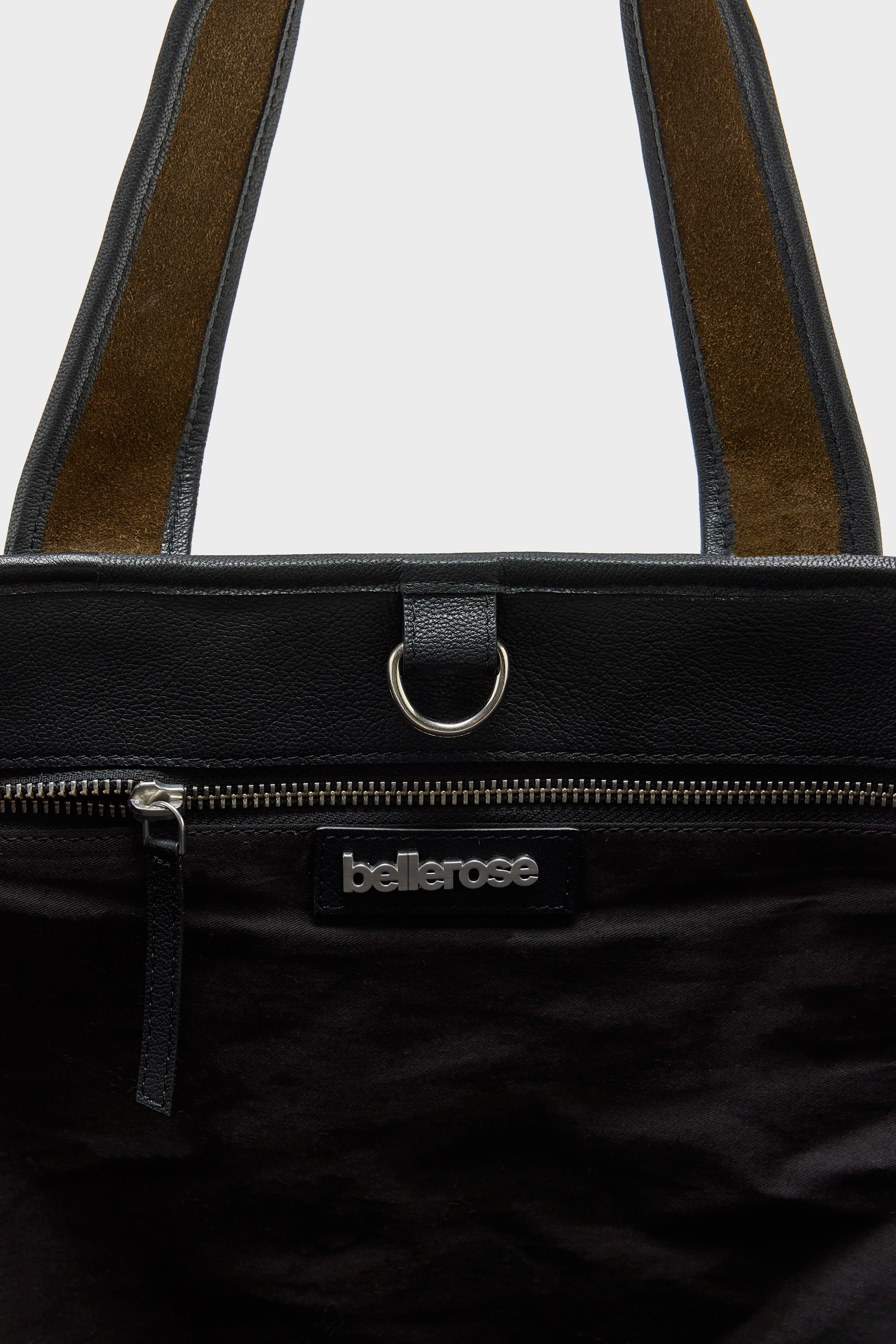 Kub large suede-leather bag (262 / W / ARMY)