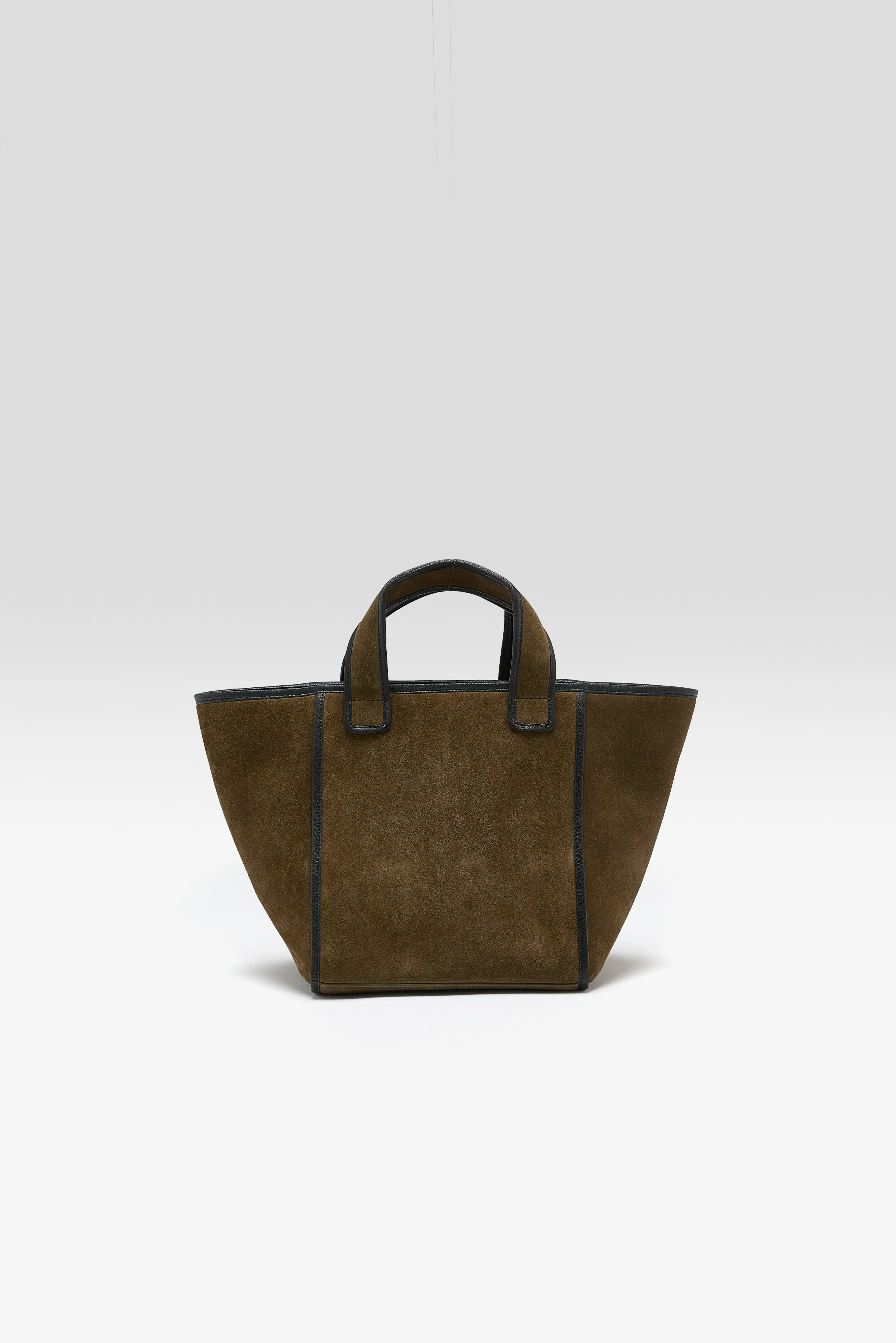 Kub Mini Suede-leather Bag - Army / Black beauty For Women | Bellerose