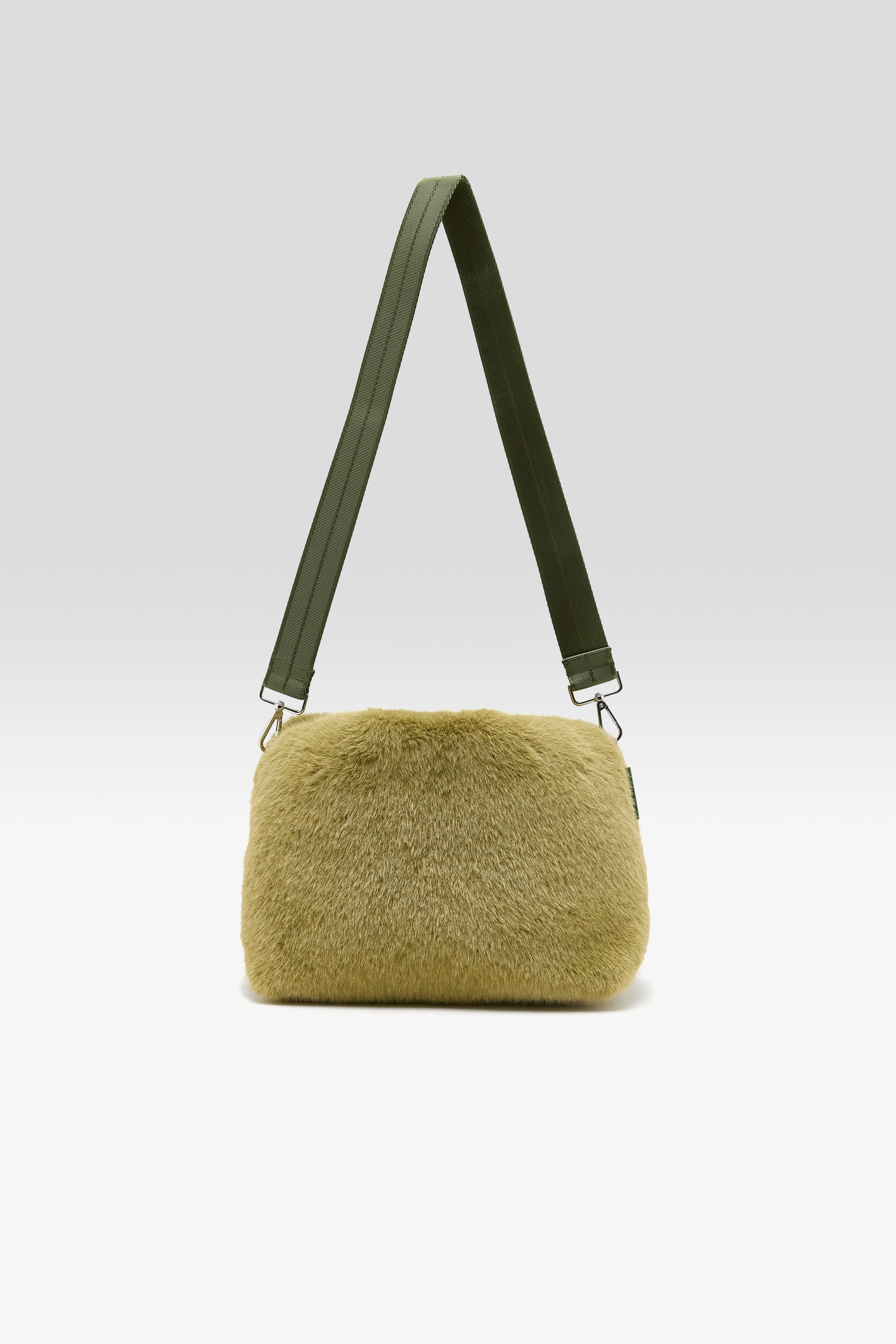 Sac À Main En Fausse Fourrure Helga - Tilleul Pour Femme | Bellerose