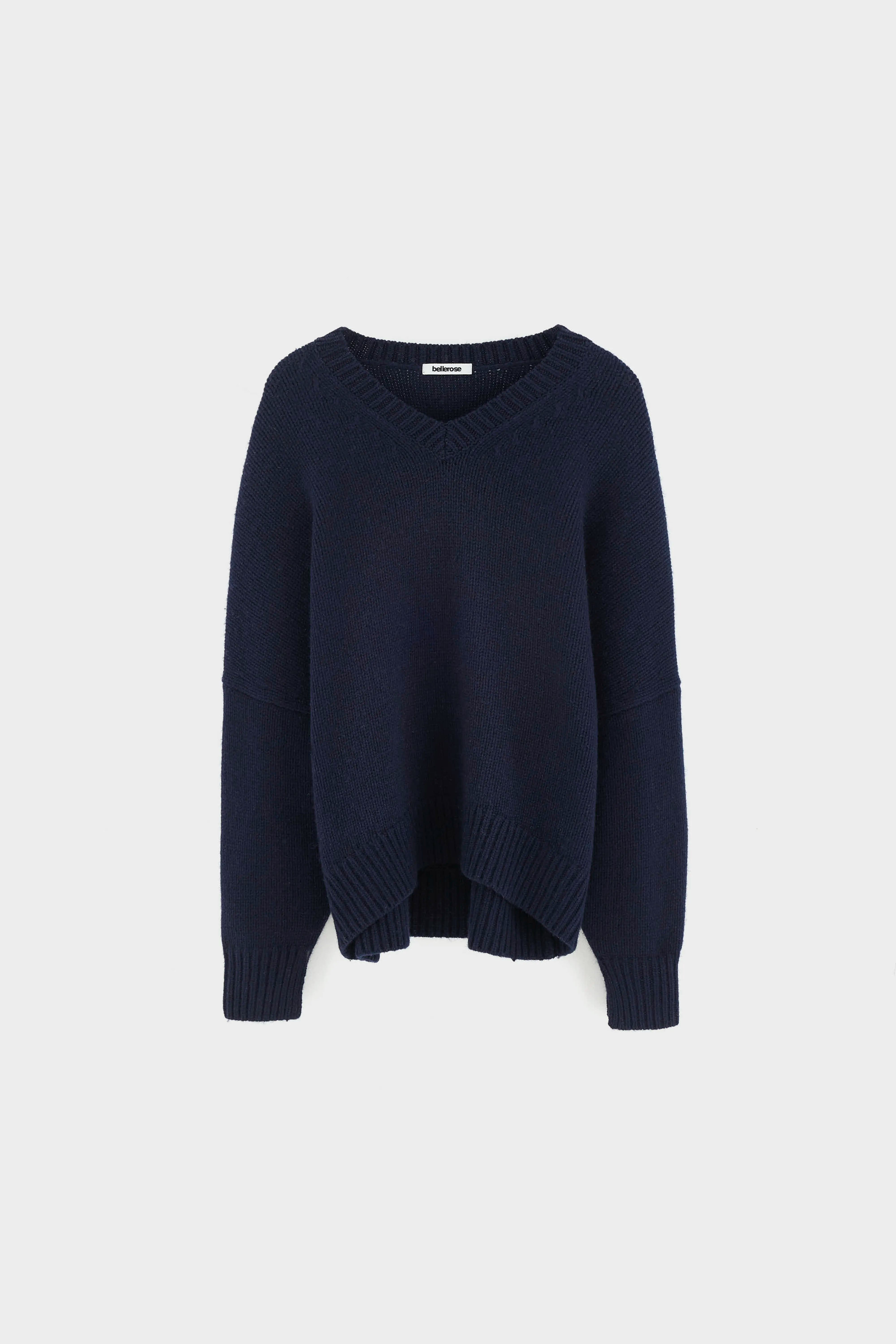 Amevy trui met V-hals (262 / W / NAVY)