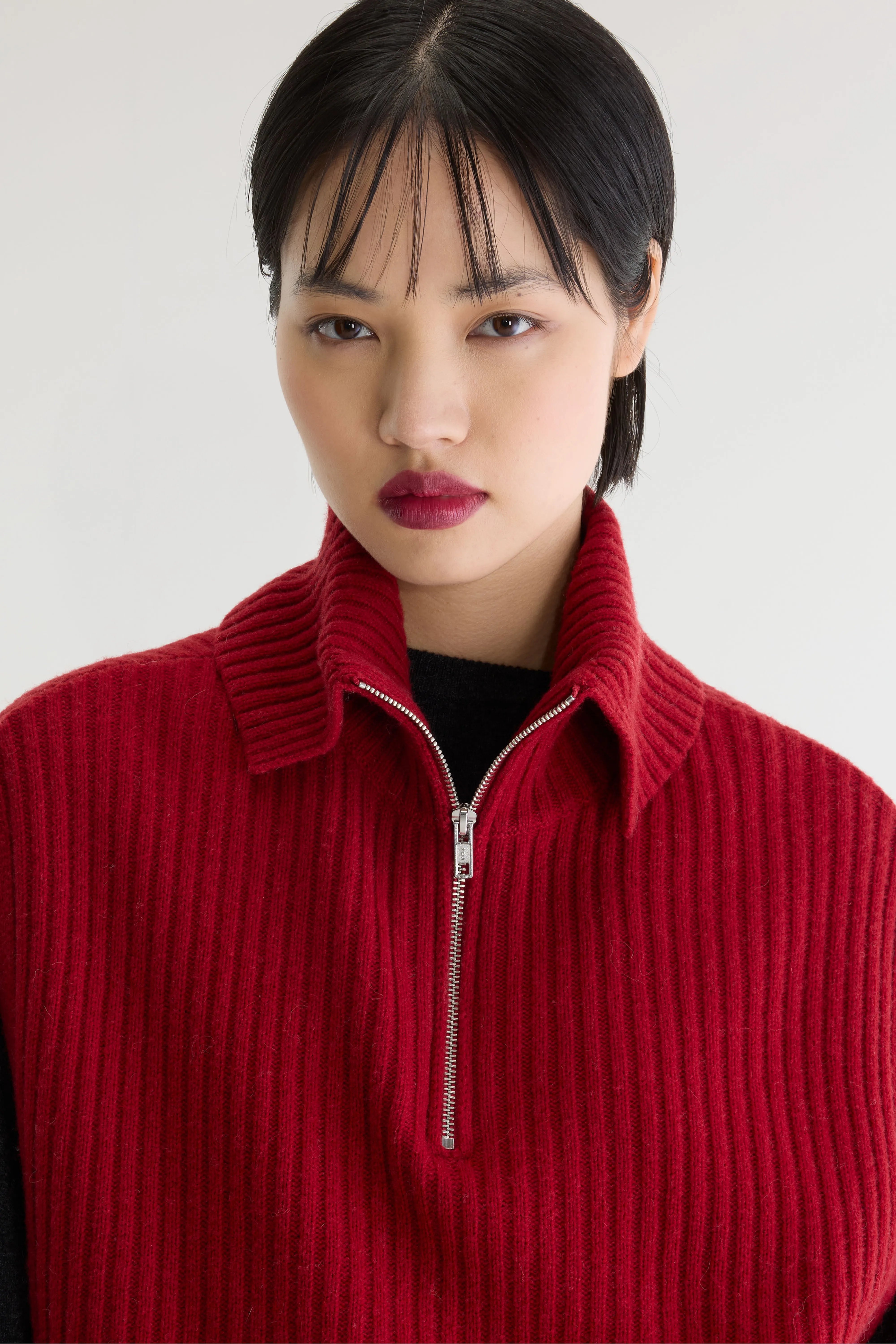 Amer Mouwloze Trui - Cranberry Voor Dames | Bellerose