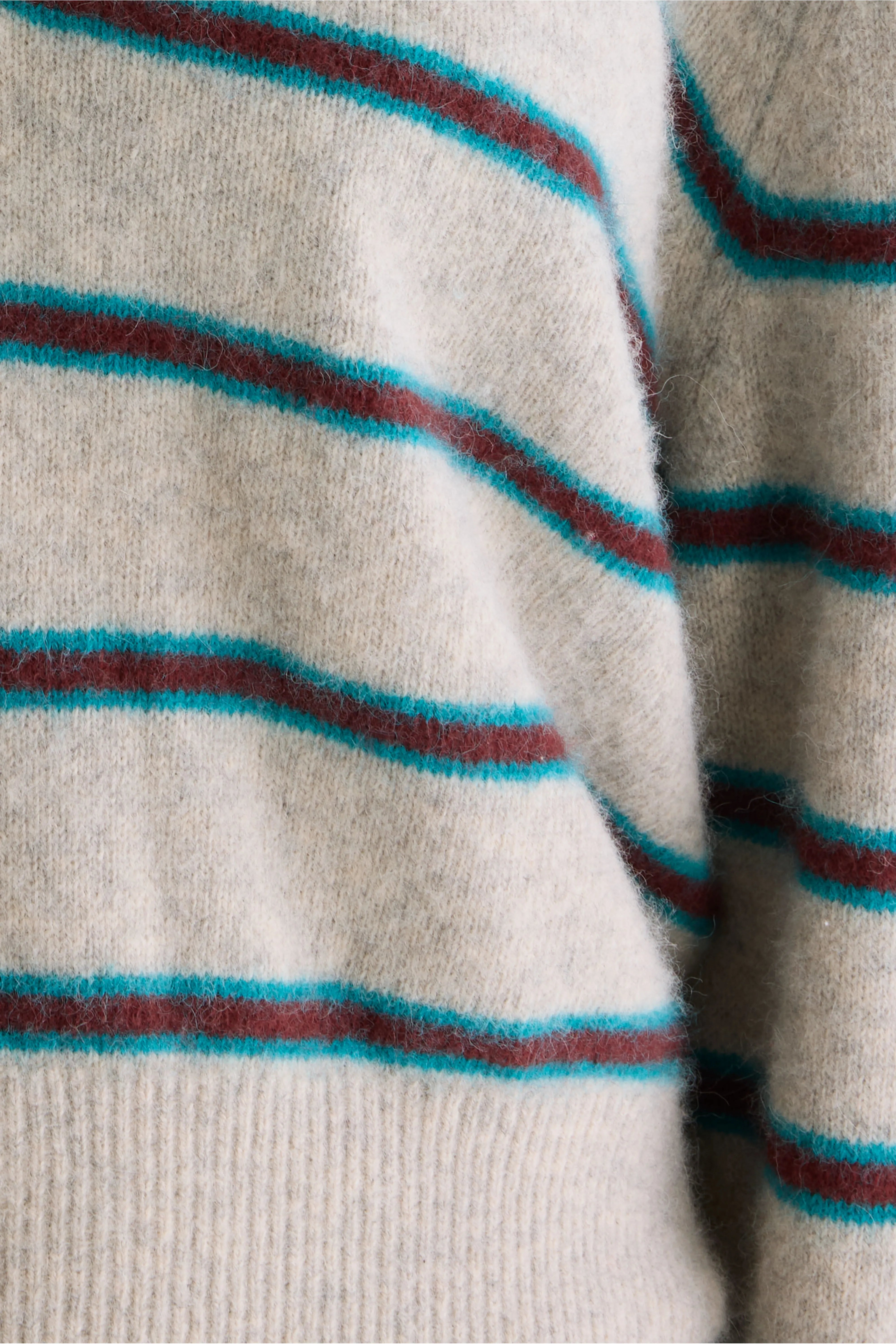 Pull col polo rayé Dussyr (262 / W / STRIPE F)