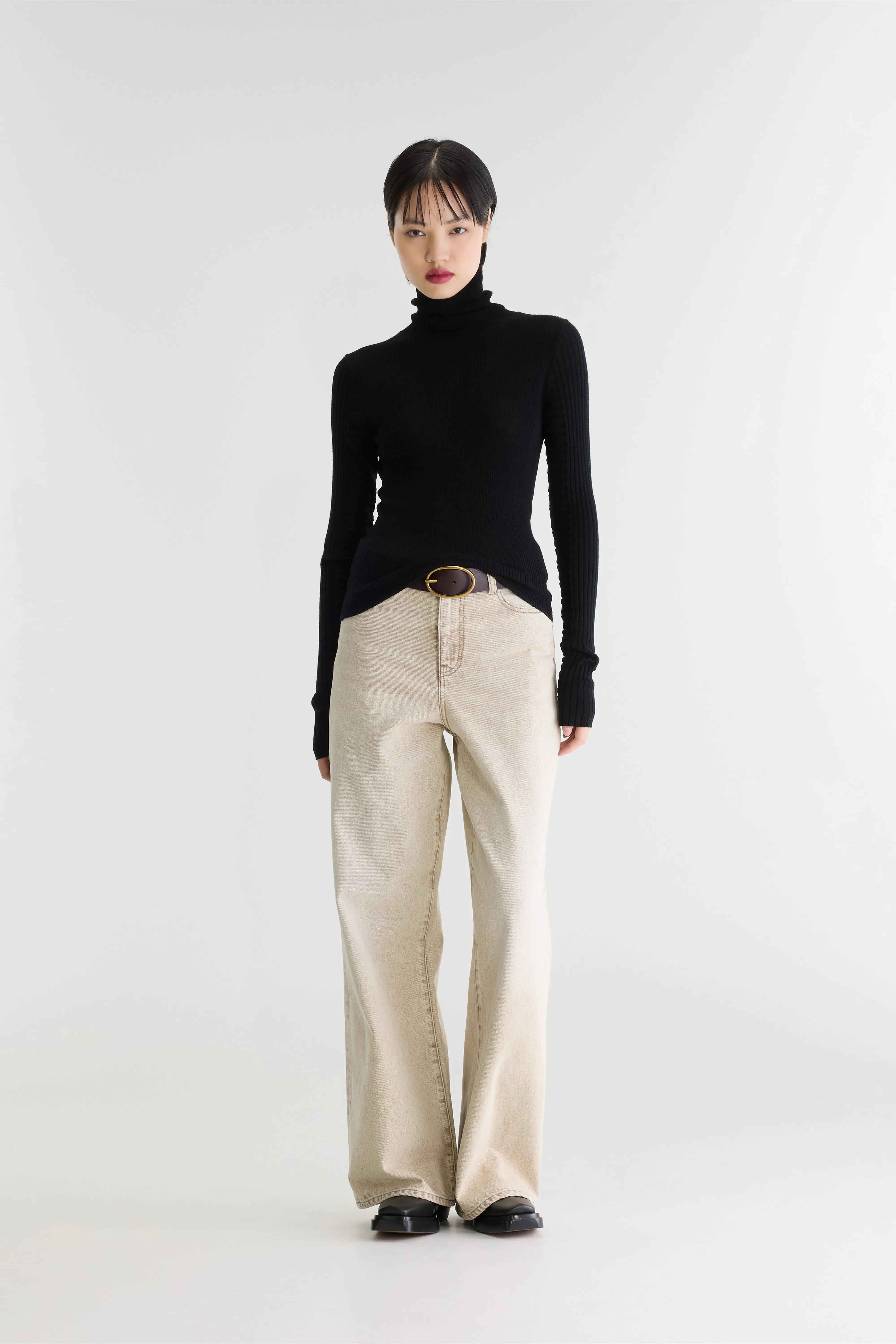 Pull Slim Awald - Black Pour Femme | Bellerose