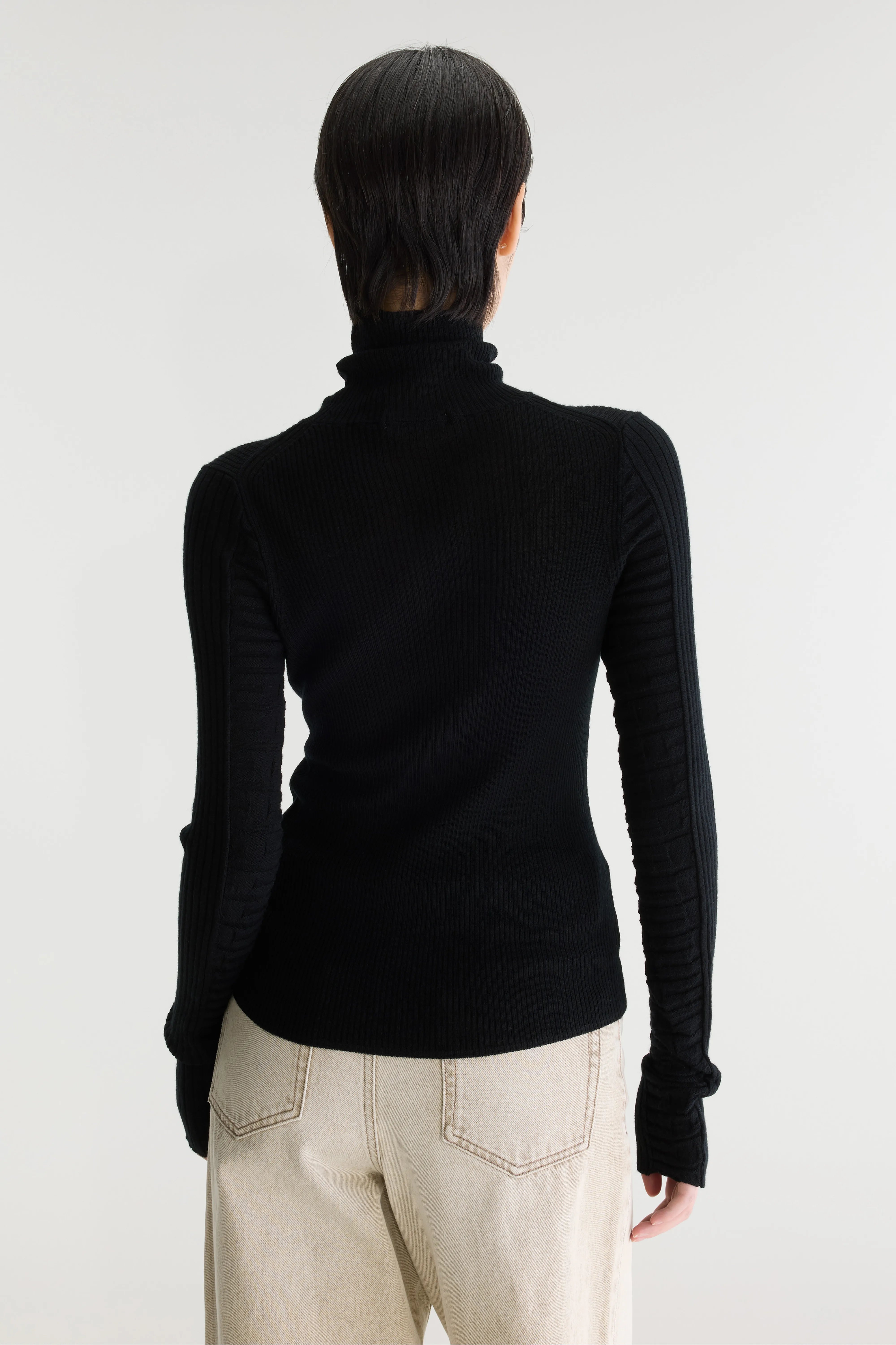 Pull Slim Awald - Black Pour Femme | Bellerose