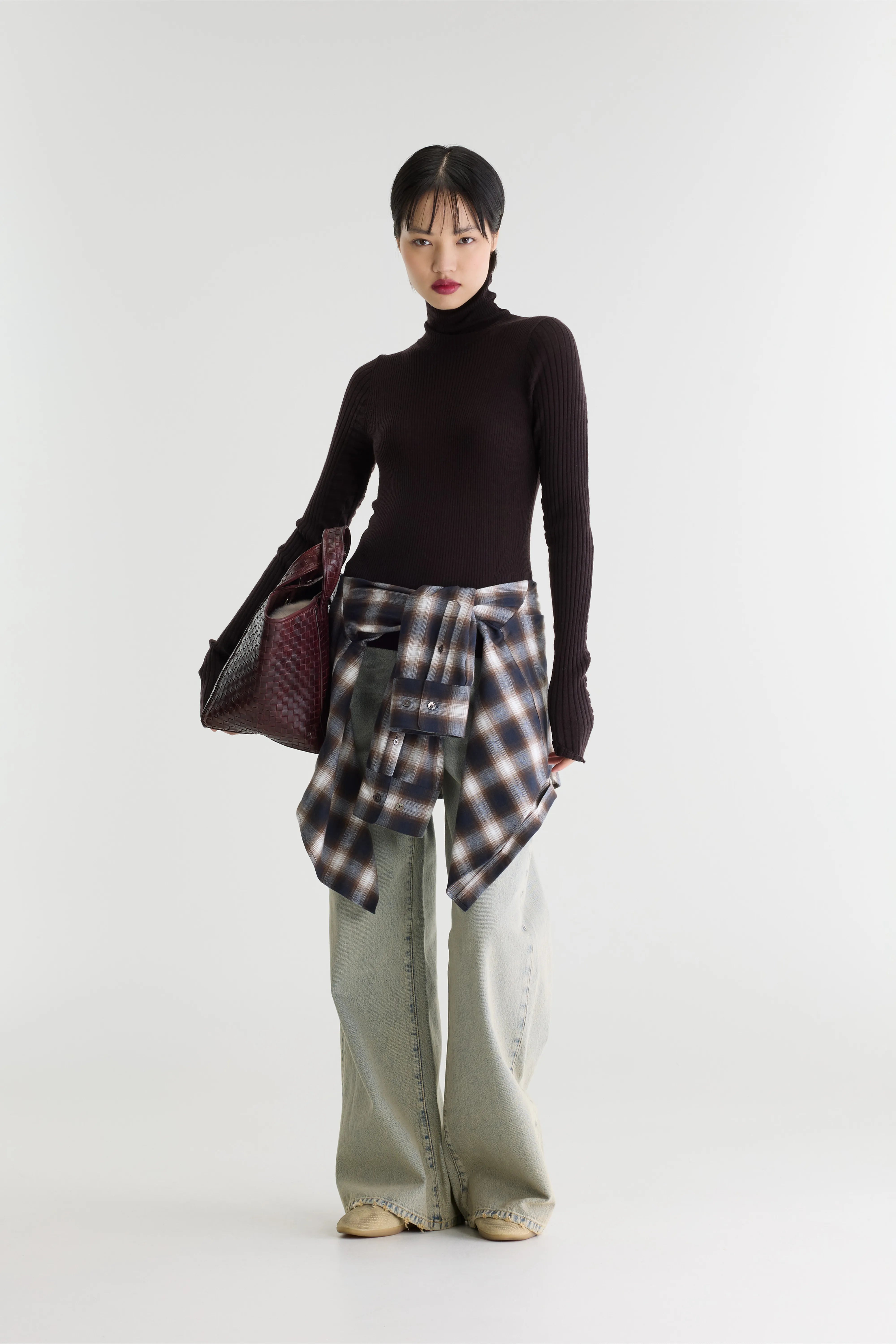 Pull Slim Awald - Ebene Pour Femme | Bellerose