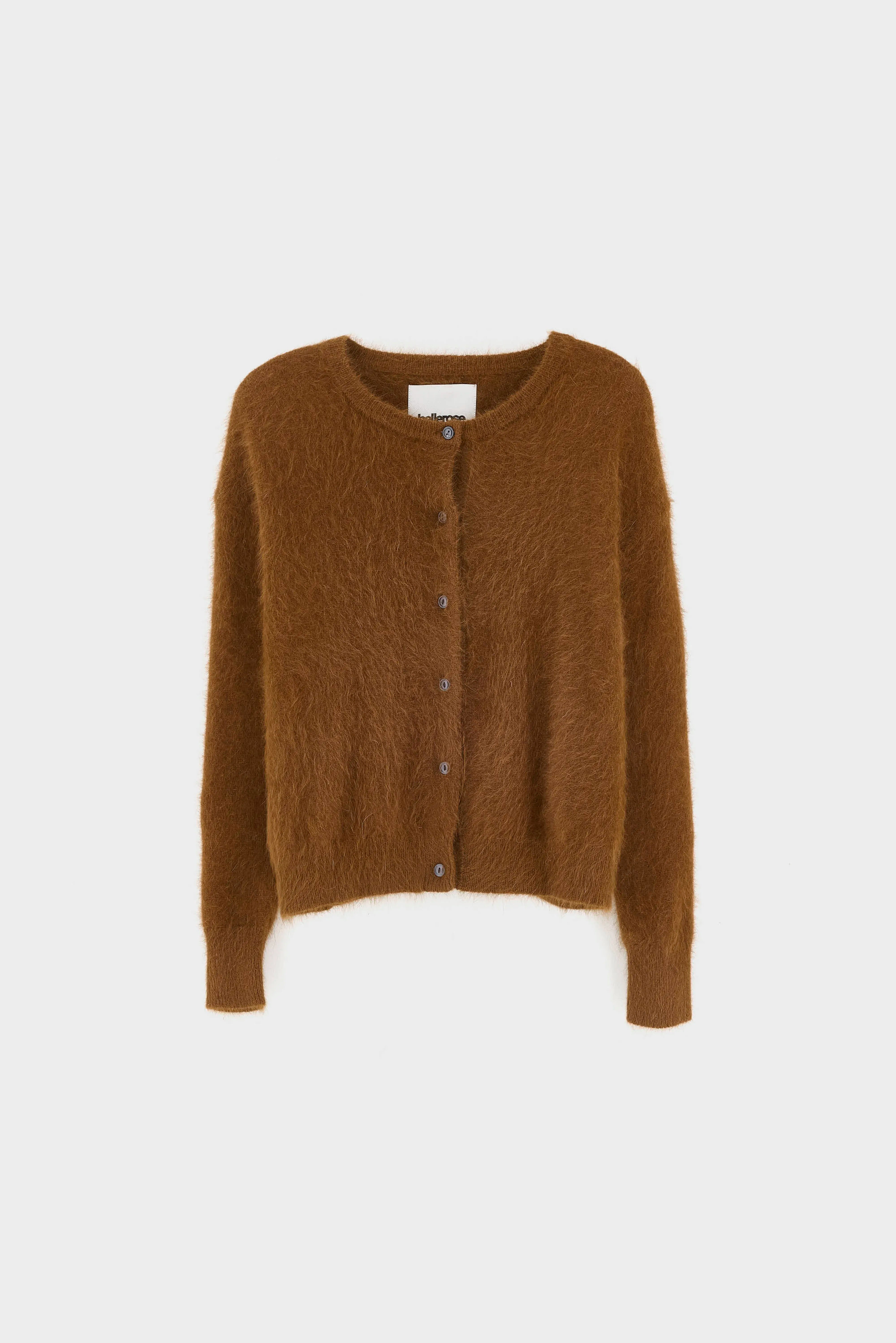 Cardigan en angora mélangé Dathan (262 / W / BISON)