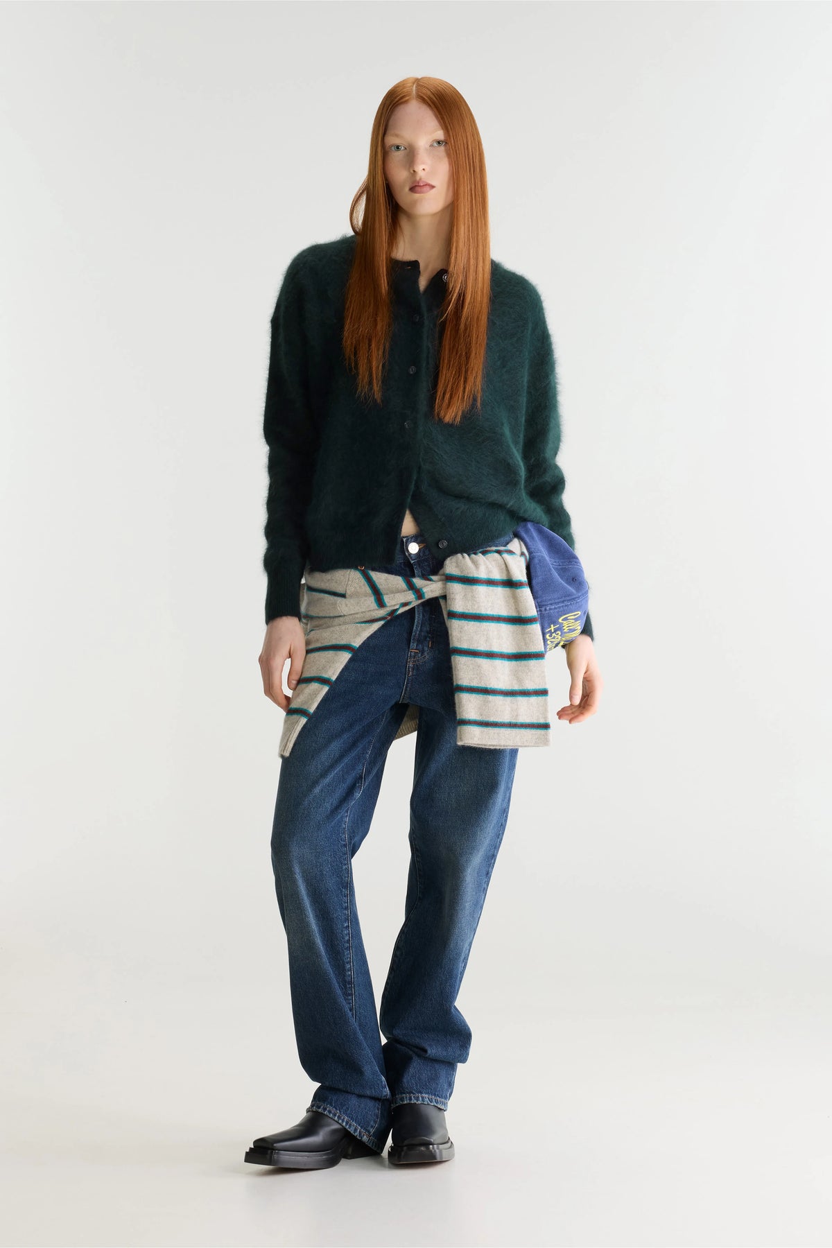 Dathan Angora-blend Cardigan - Jet set For Women | Bellerose