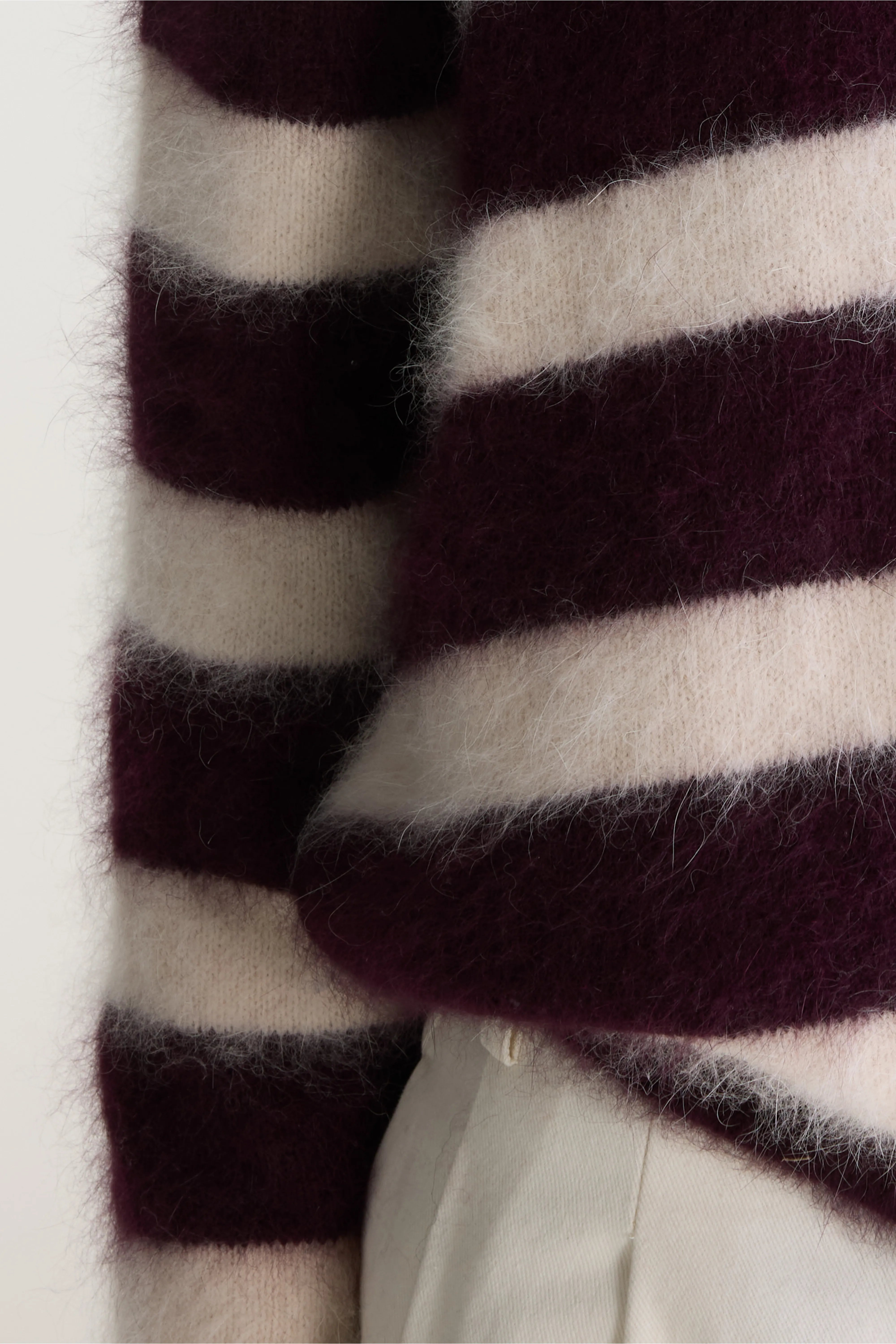 Pull en angora mélangé Datus (262 / W / STRIPE B)