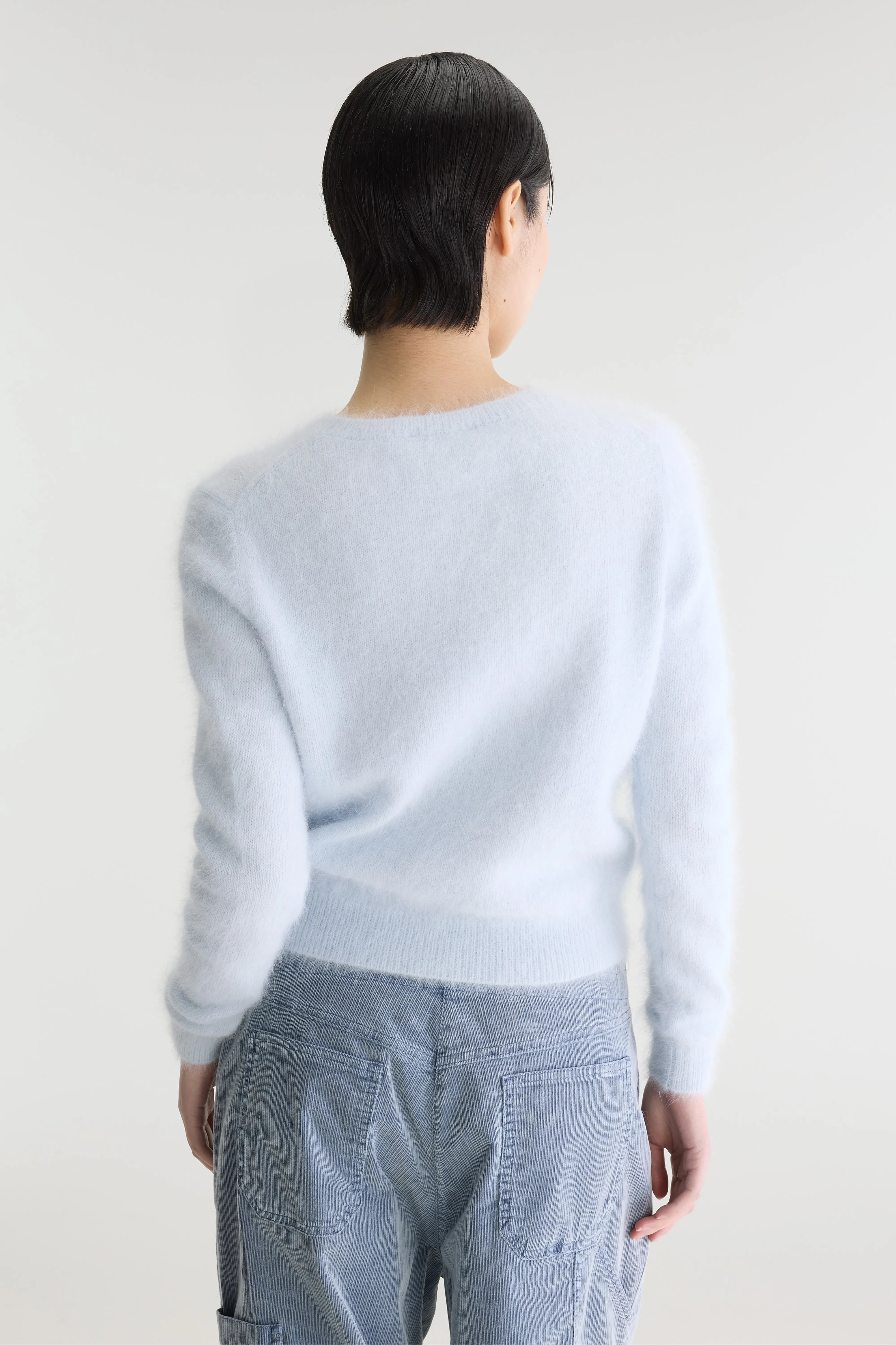 Datti Angora-blend Sweater - Blue dew For Women | Bellerose