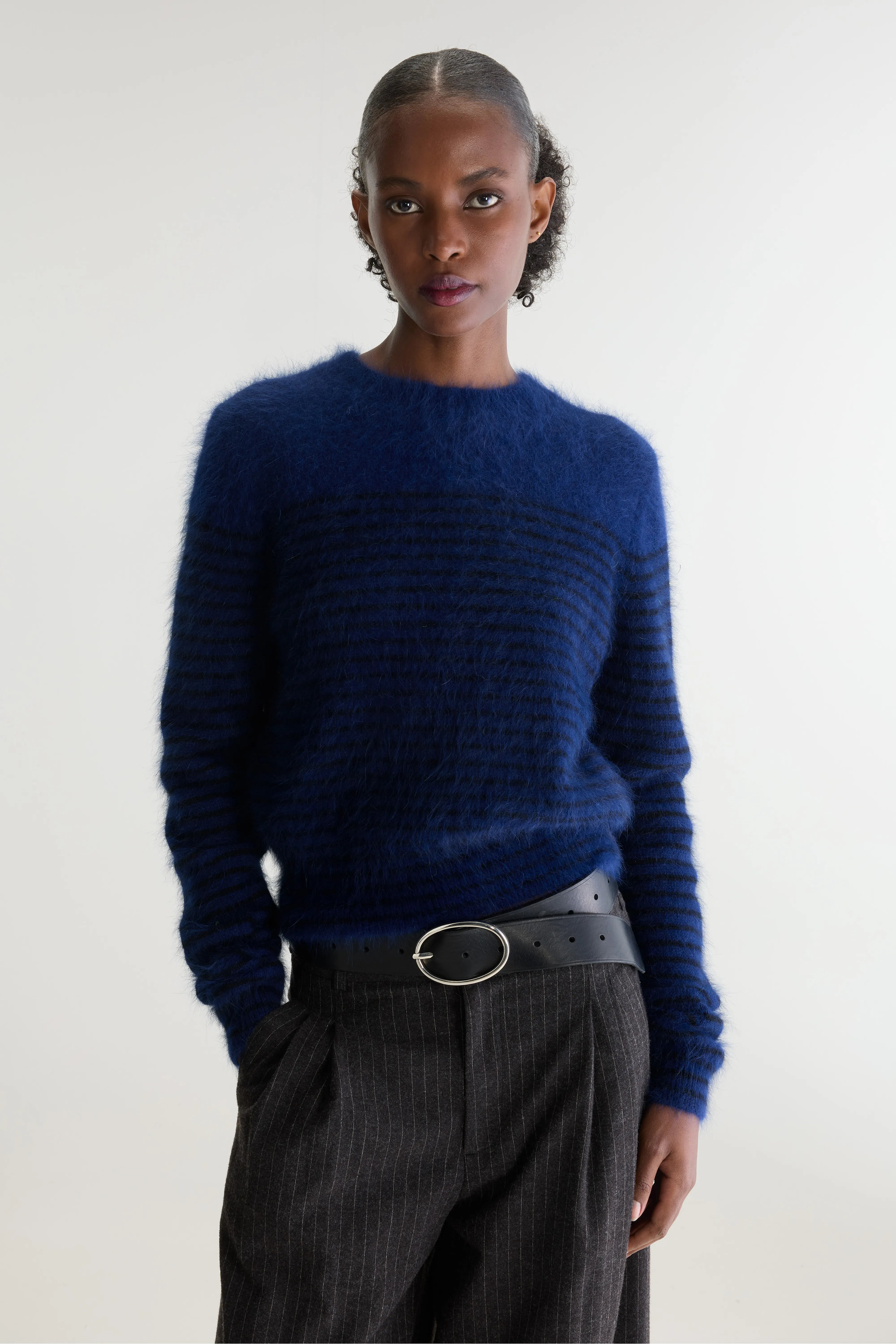 Pull Col Rond Datir - Black / Indigo Pour Femme | Bellerose