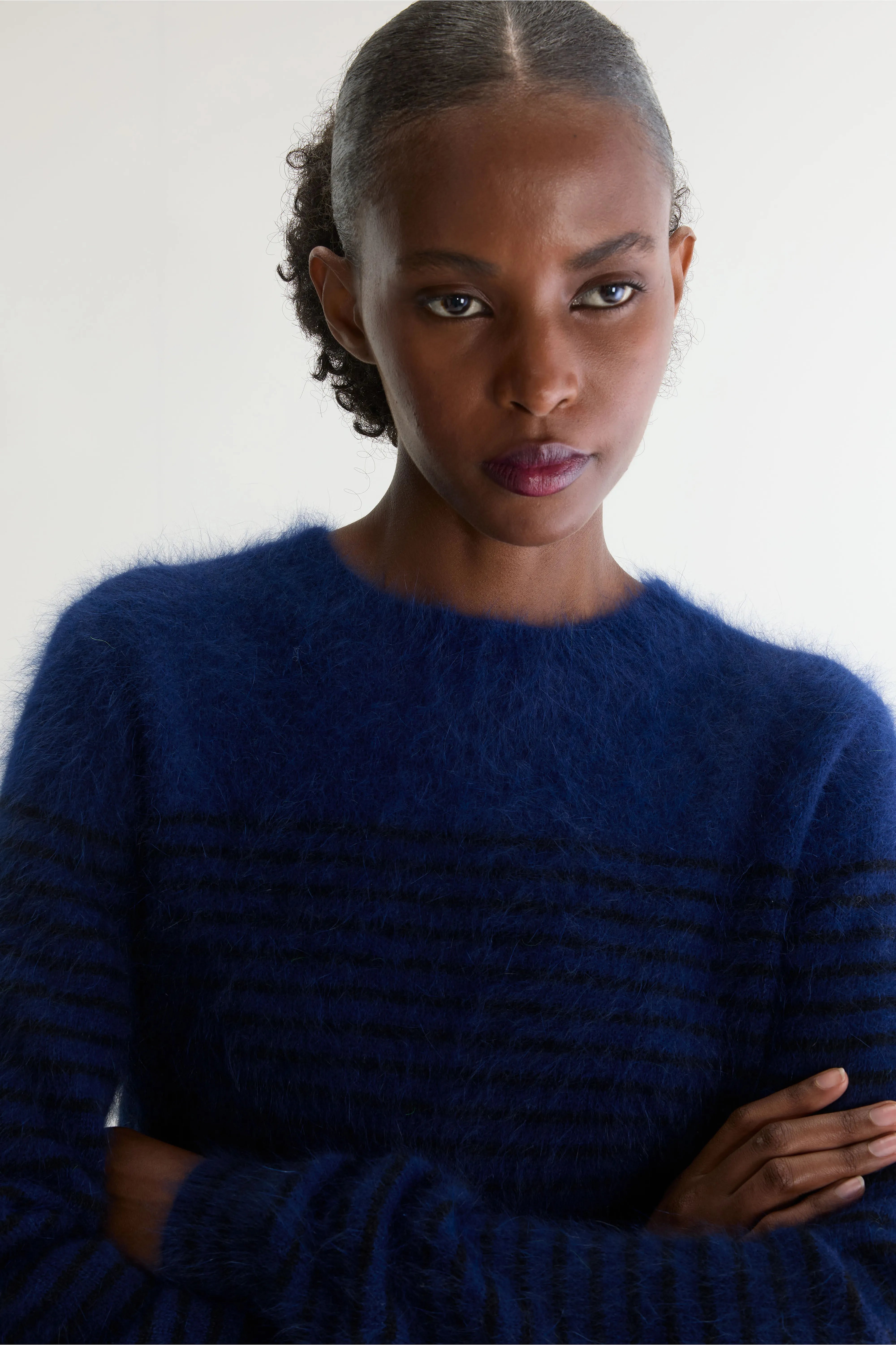 Pull Col Rond Datir - Black / Indigo Pour Femme | Bellerose