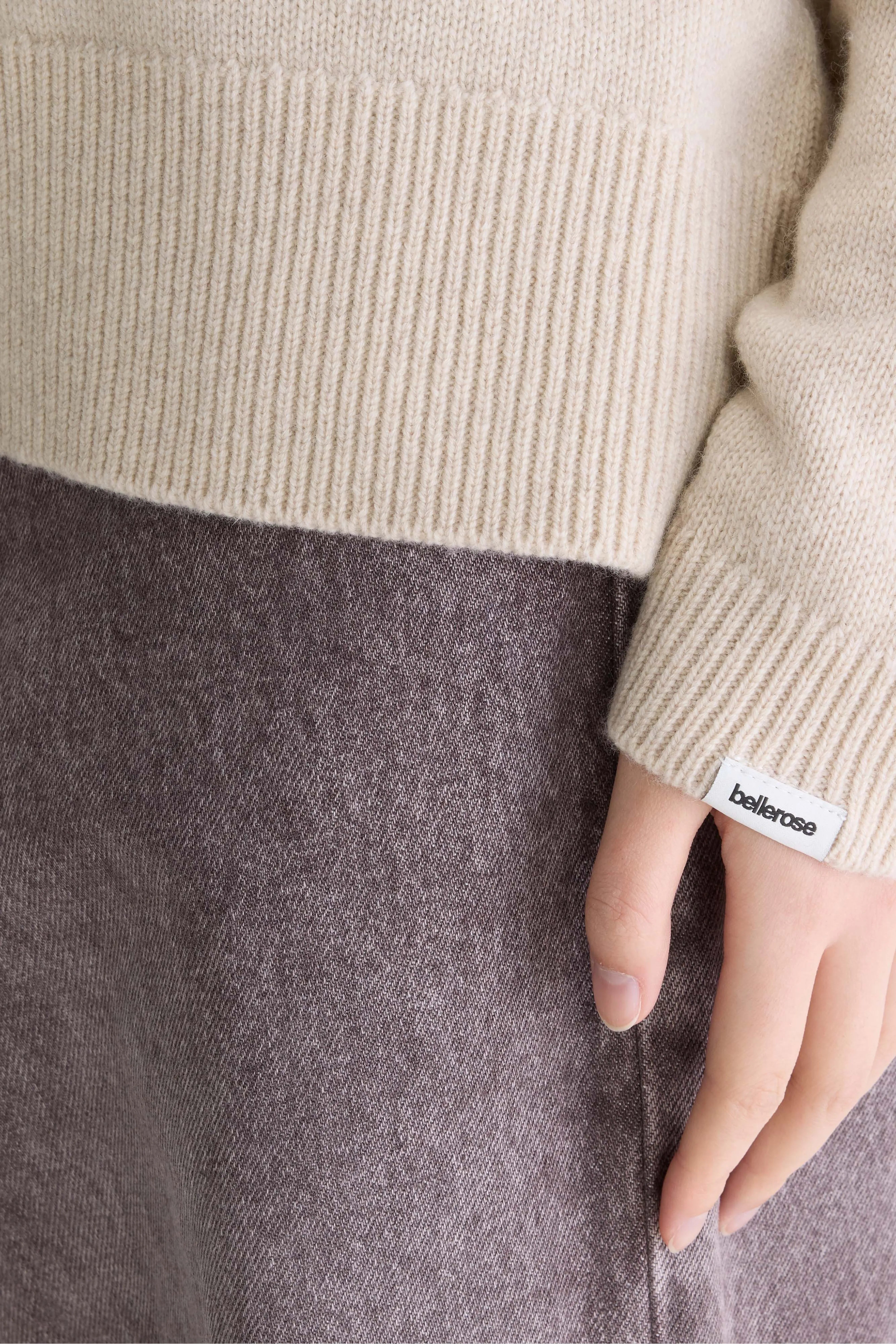 Syn crewneck cashmere sweater (262 / W / OATMEAL)